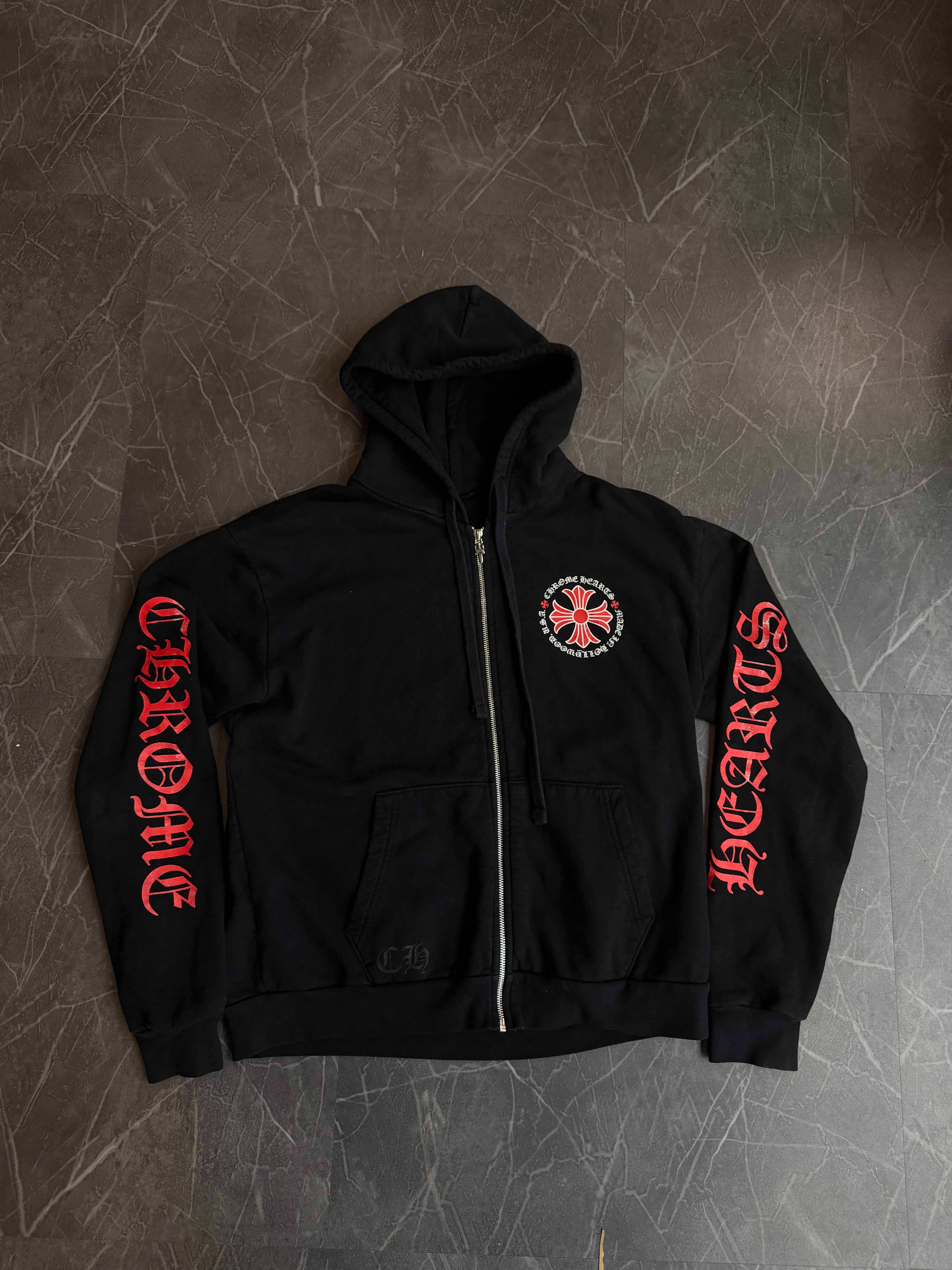 Chrome Hearts Zip Up “Black Red”