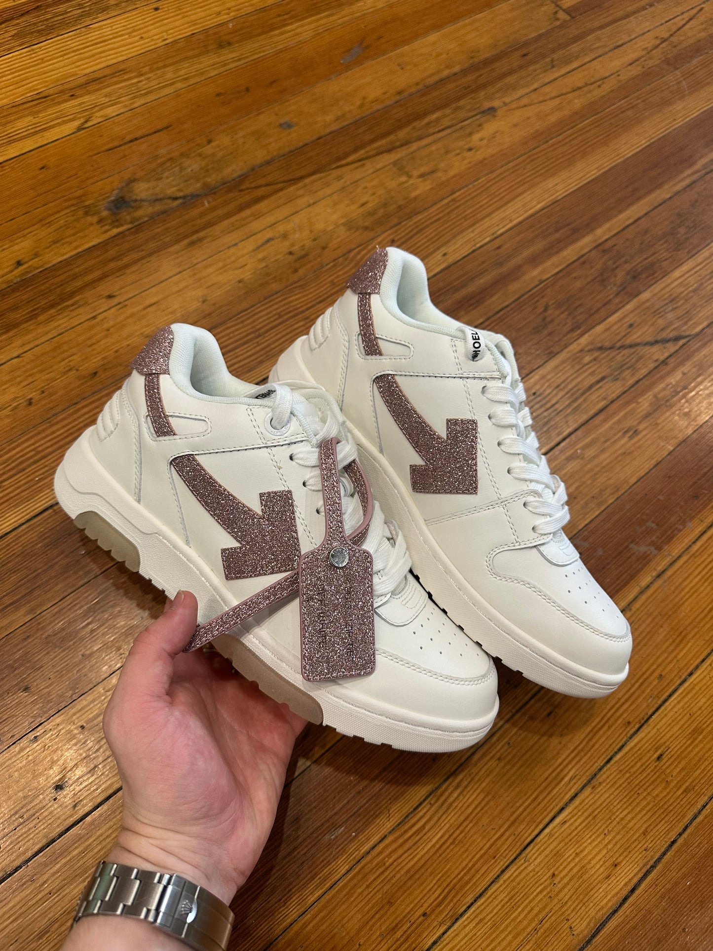 Off-White Out of Office “Pink Glitter”