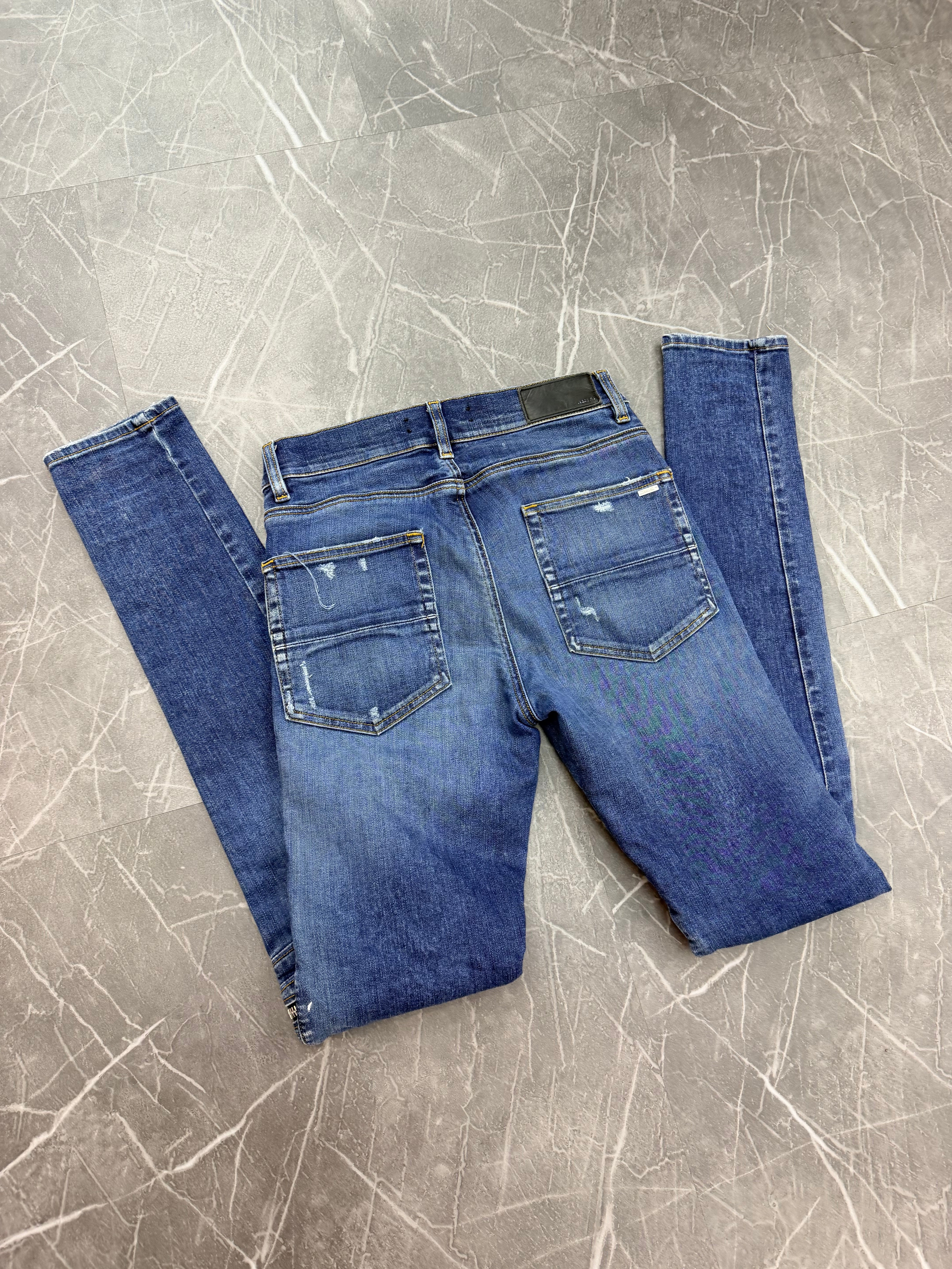 Amiri Zipper Denim Jeans (30)
