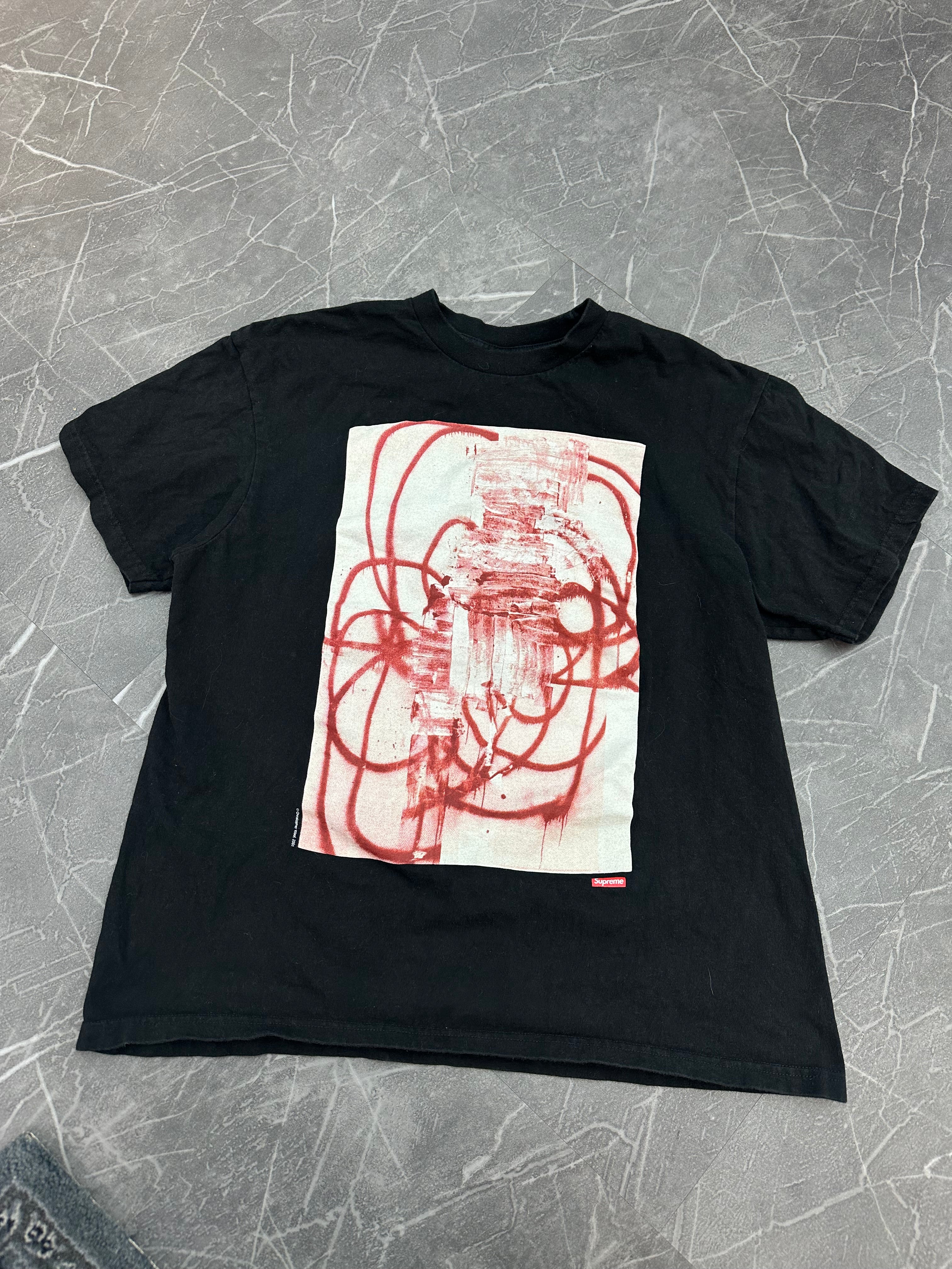 Supreme Christopher Wool 2001 Tee Black