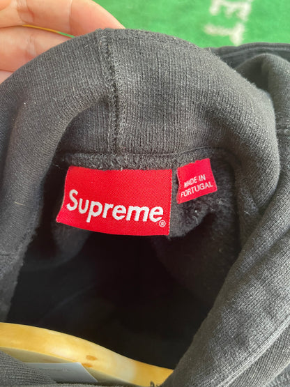 Supreme Patchwork Pullover Hoodie “Black”