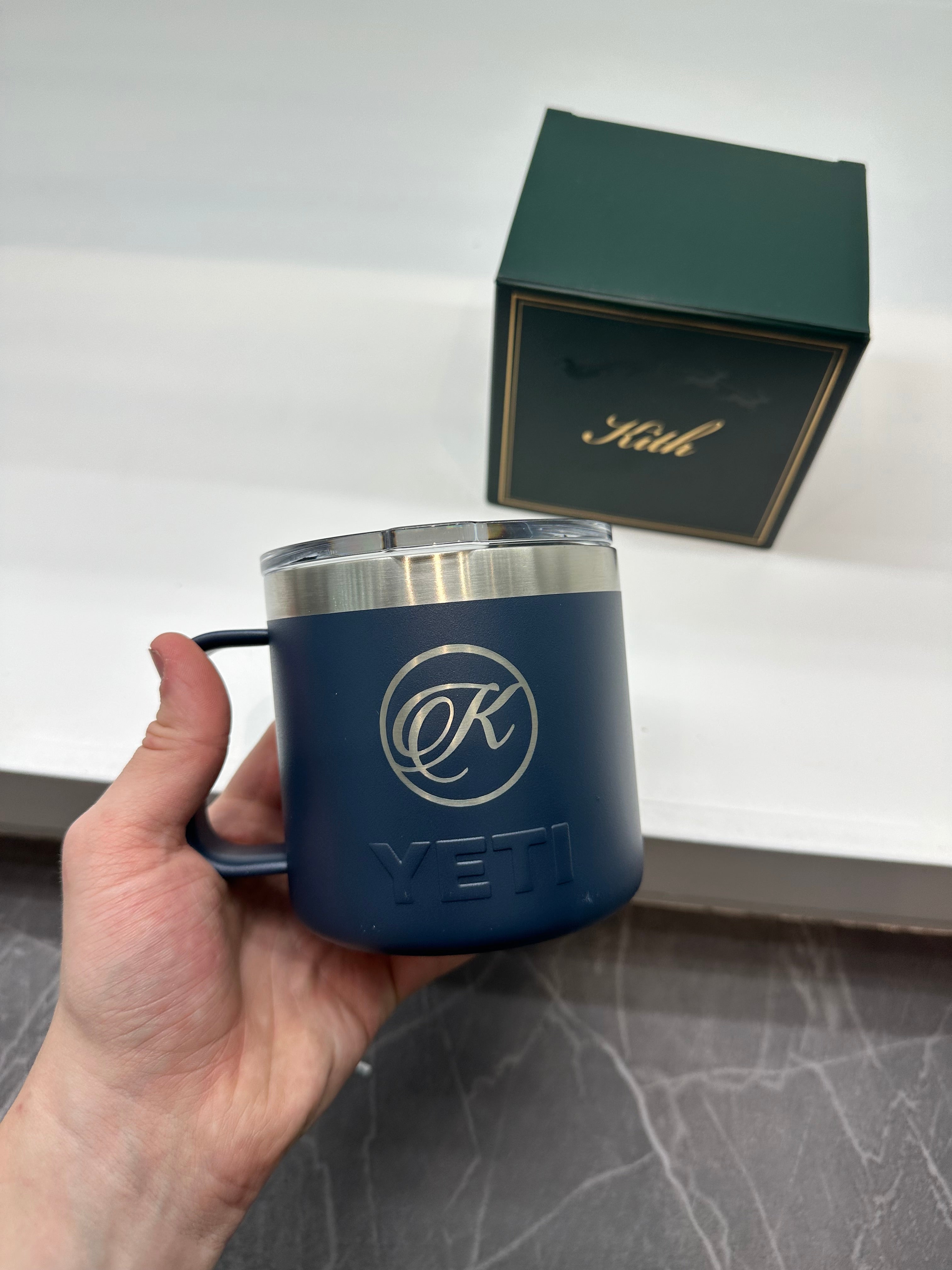 KITH Kithmas x YETI Mug “Blue”