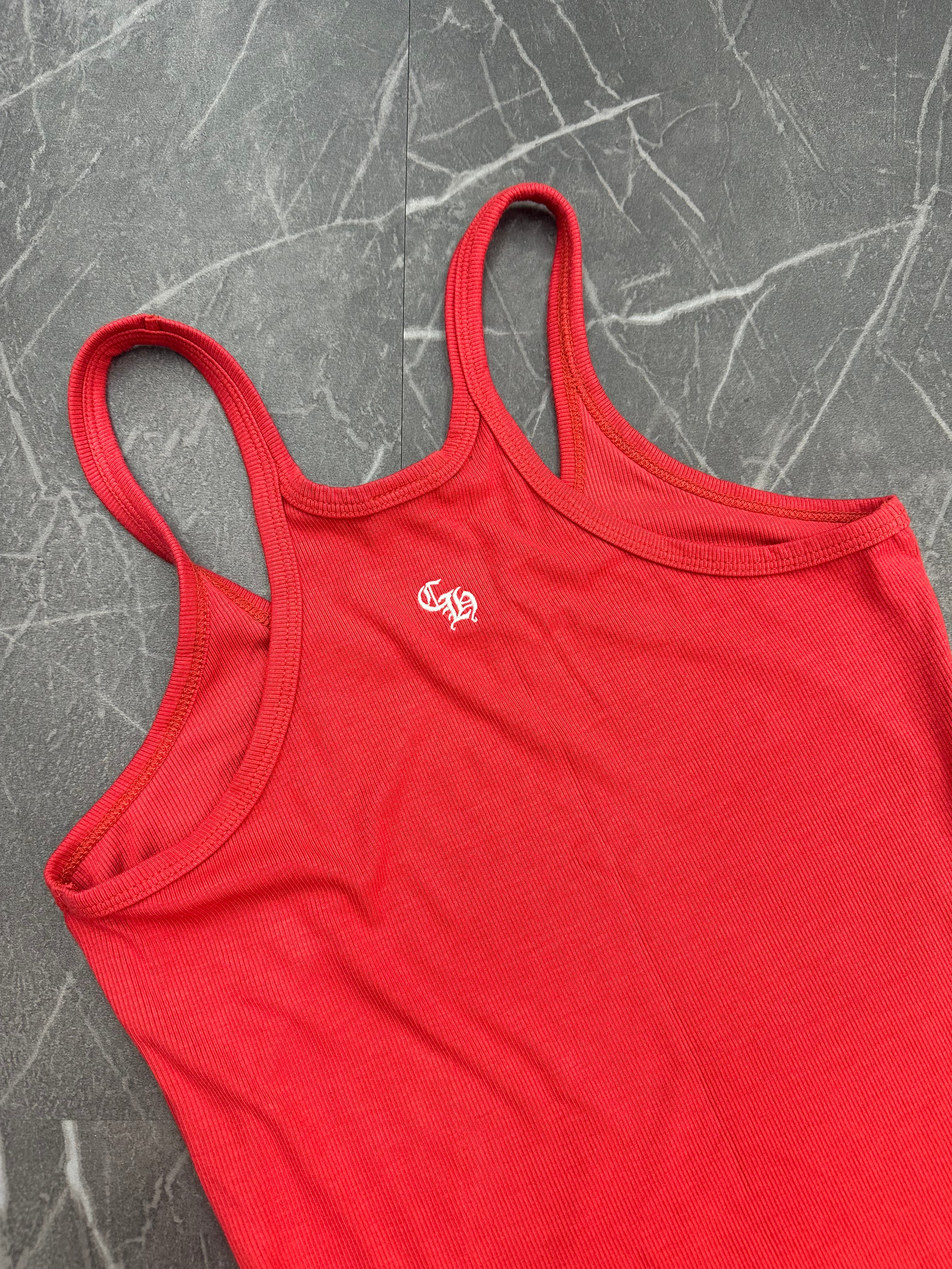 Chrome Hearts Bad Seed Red Tank