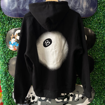 Stussy 8 Ball Fade Hoodie “Black”