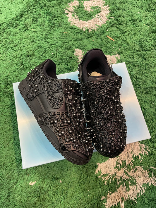 Nike AF1 Low Swarovski Retroflective Crystals Black
