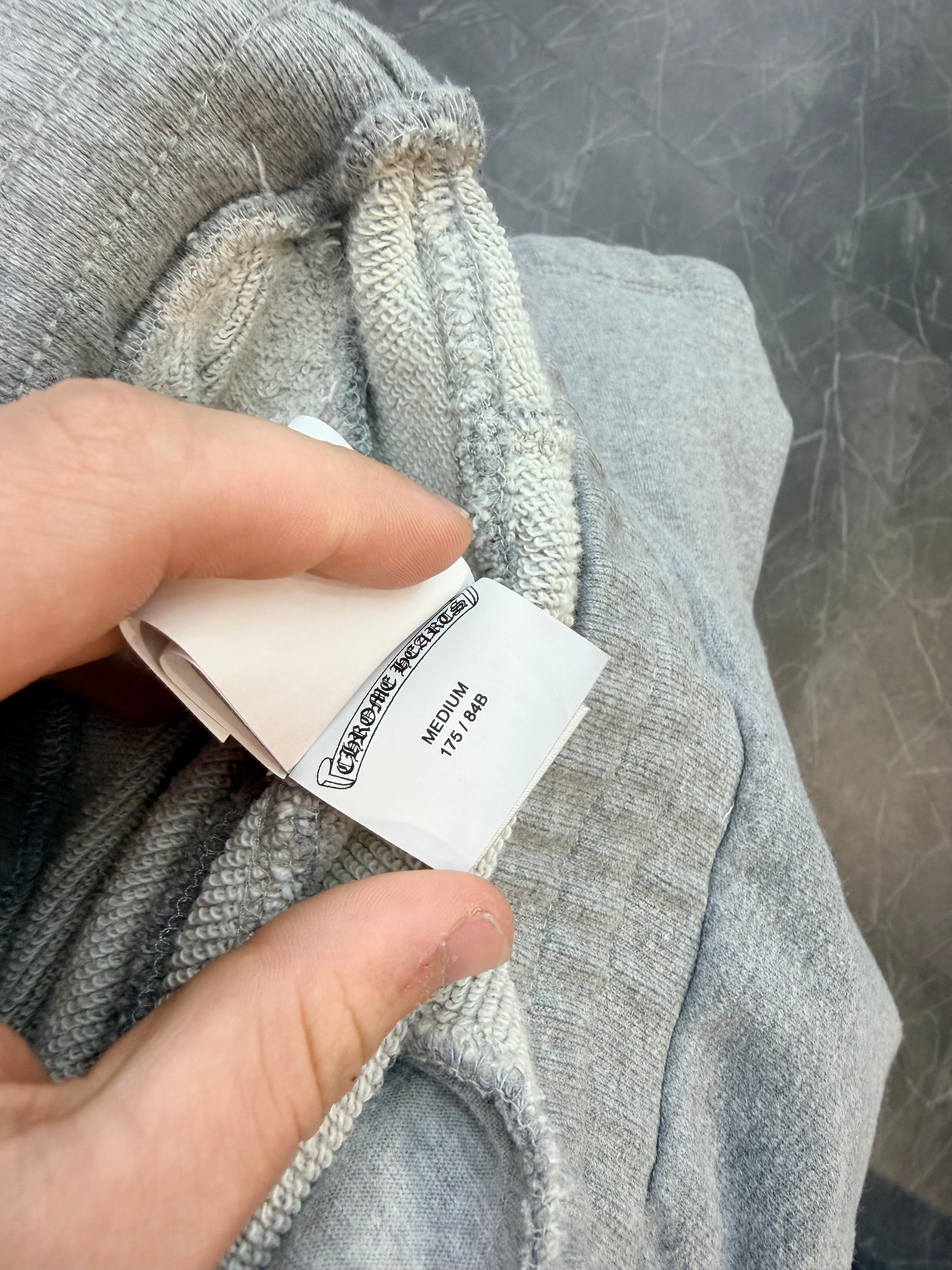 Chrome Hearts Y Not Dagger Patch Sweatshorts Grey