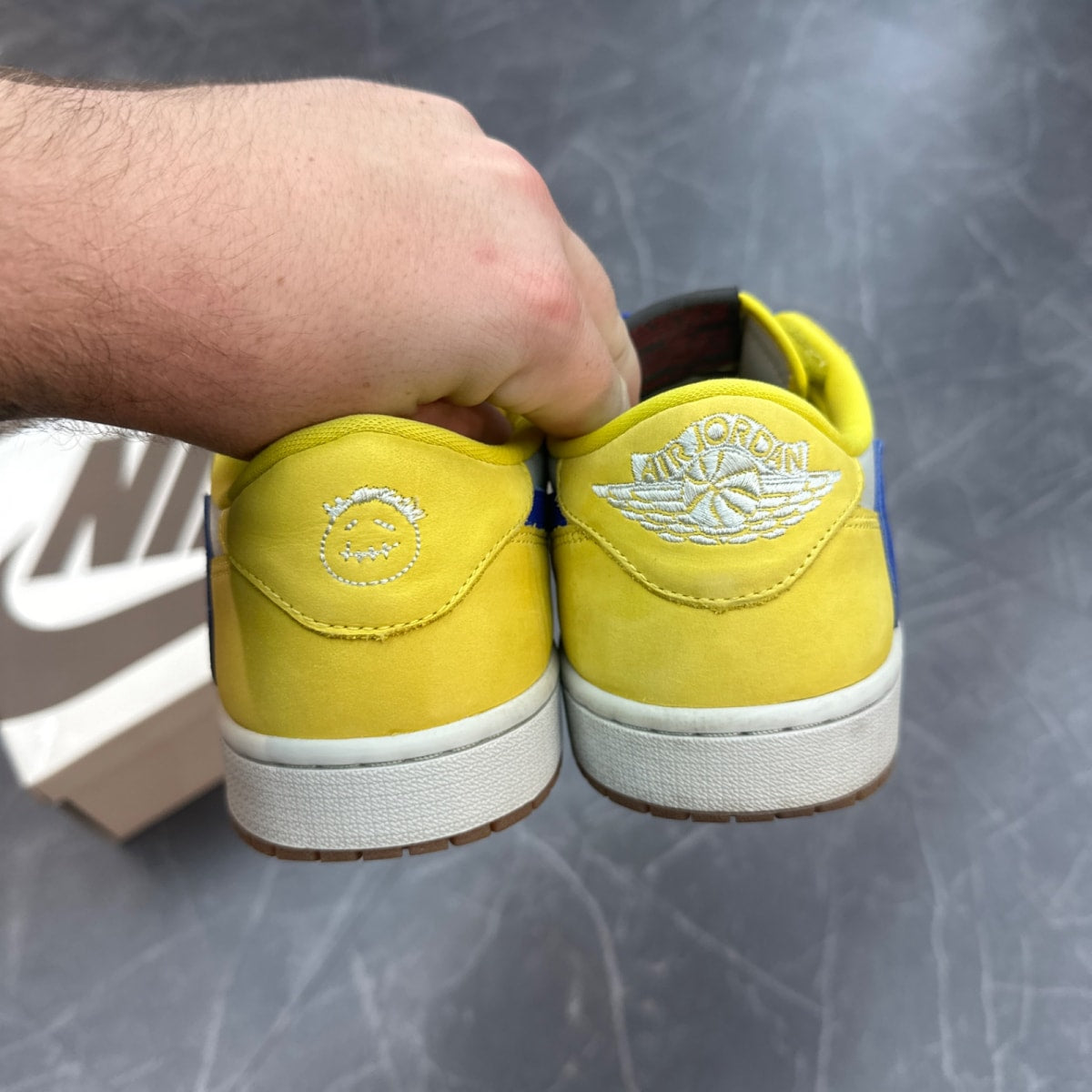 Jordan 1 Retro Low OG SP Travis Scott Canary (Women's) - Image 2