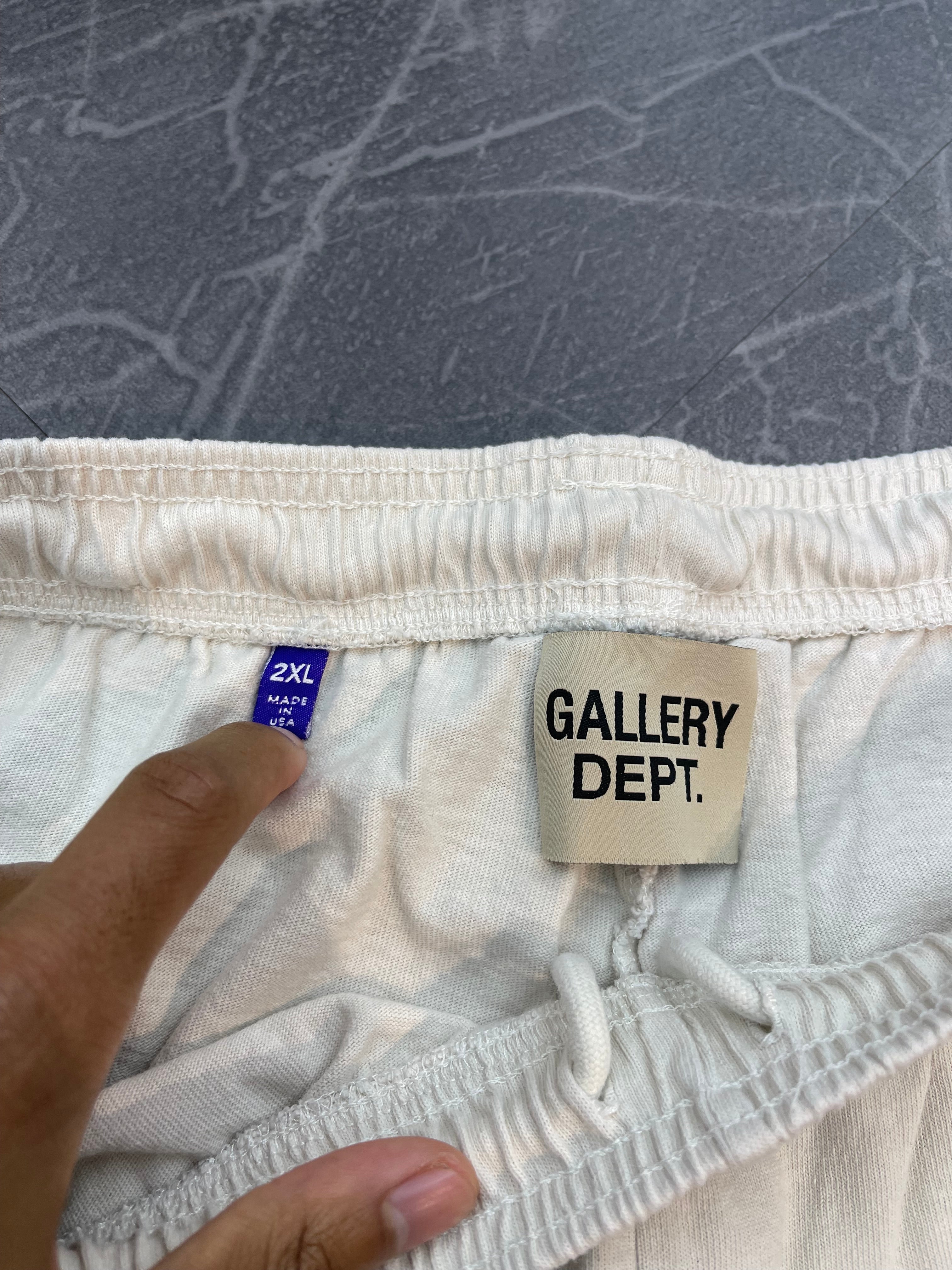 Gallery Dept Insomnia Paint Splatter Shorts Cream