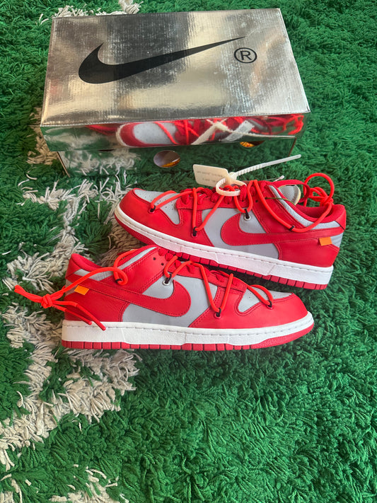 Nike Dunk Low Off White “University Red”