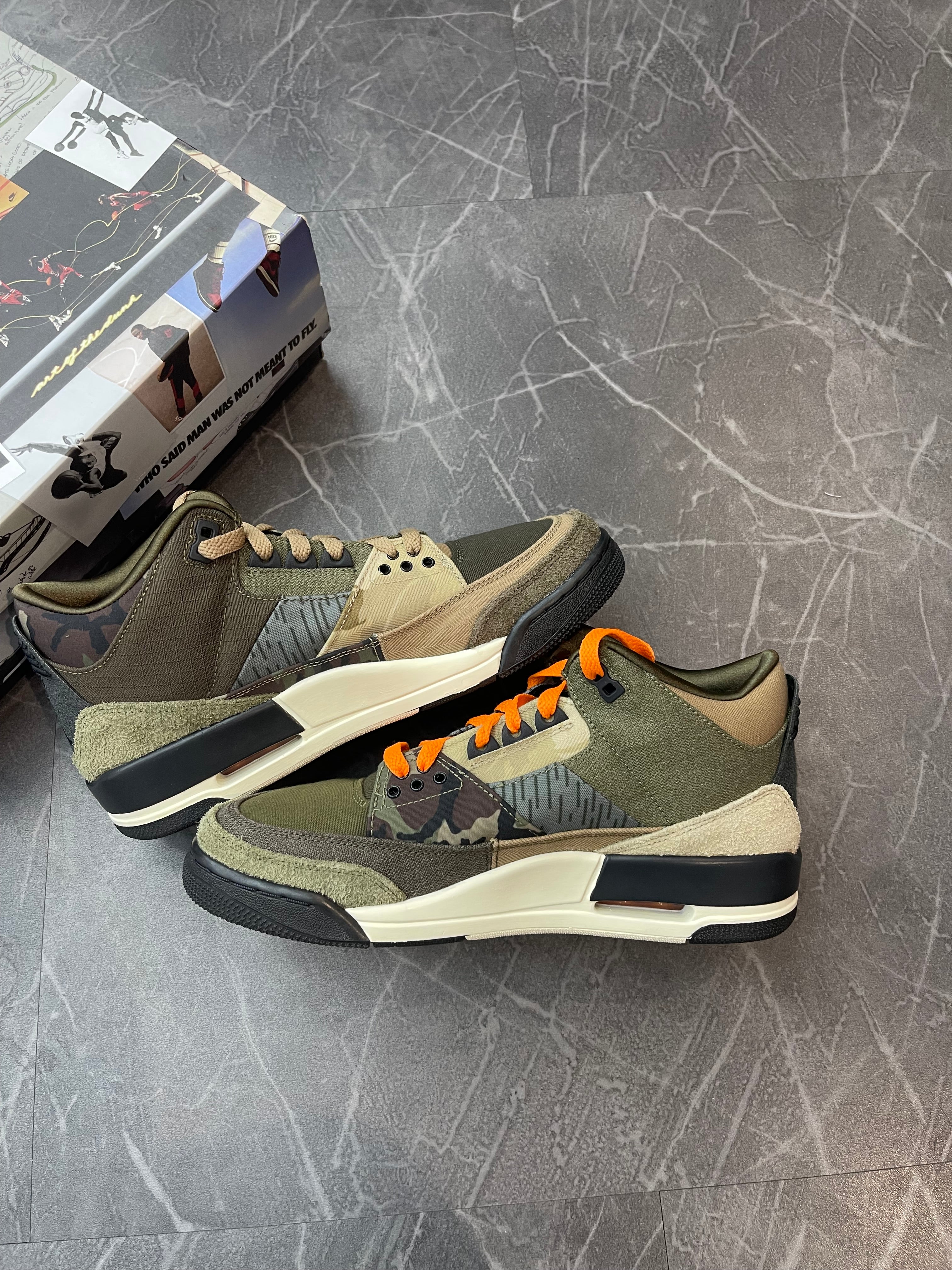 Jordan 3 “Patchwork Camo”