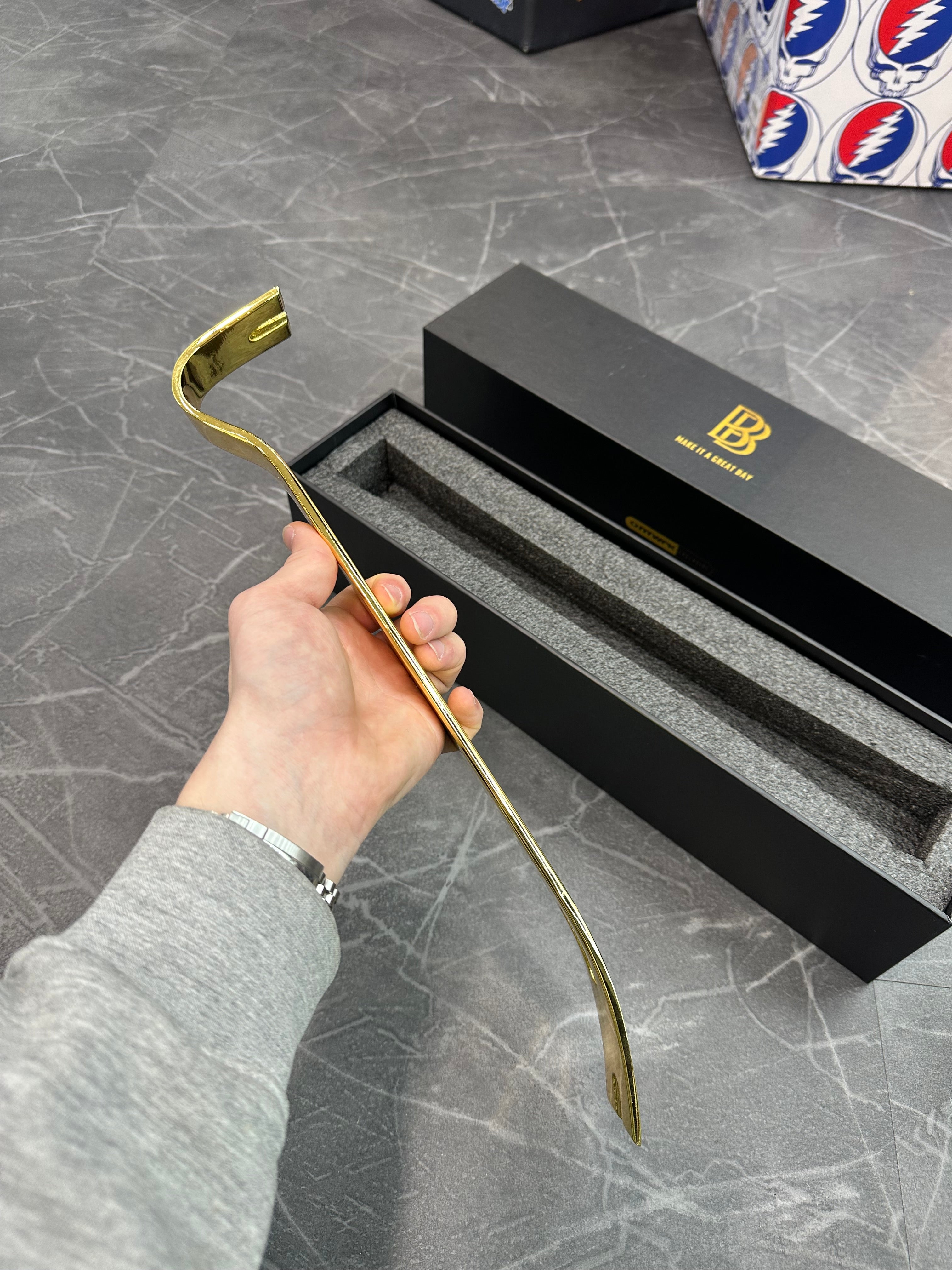 Ben Baller Gold Crow Bar