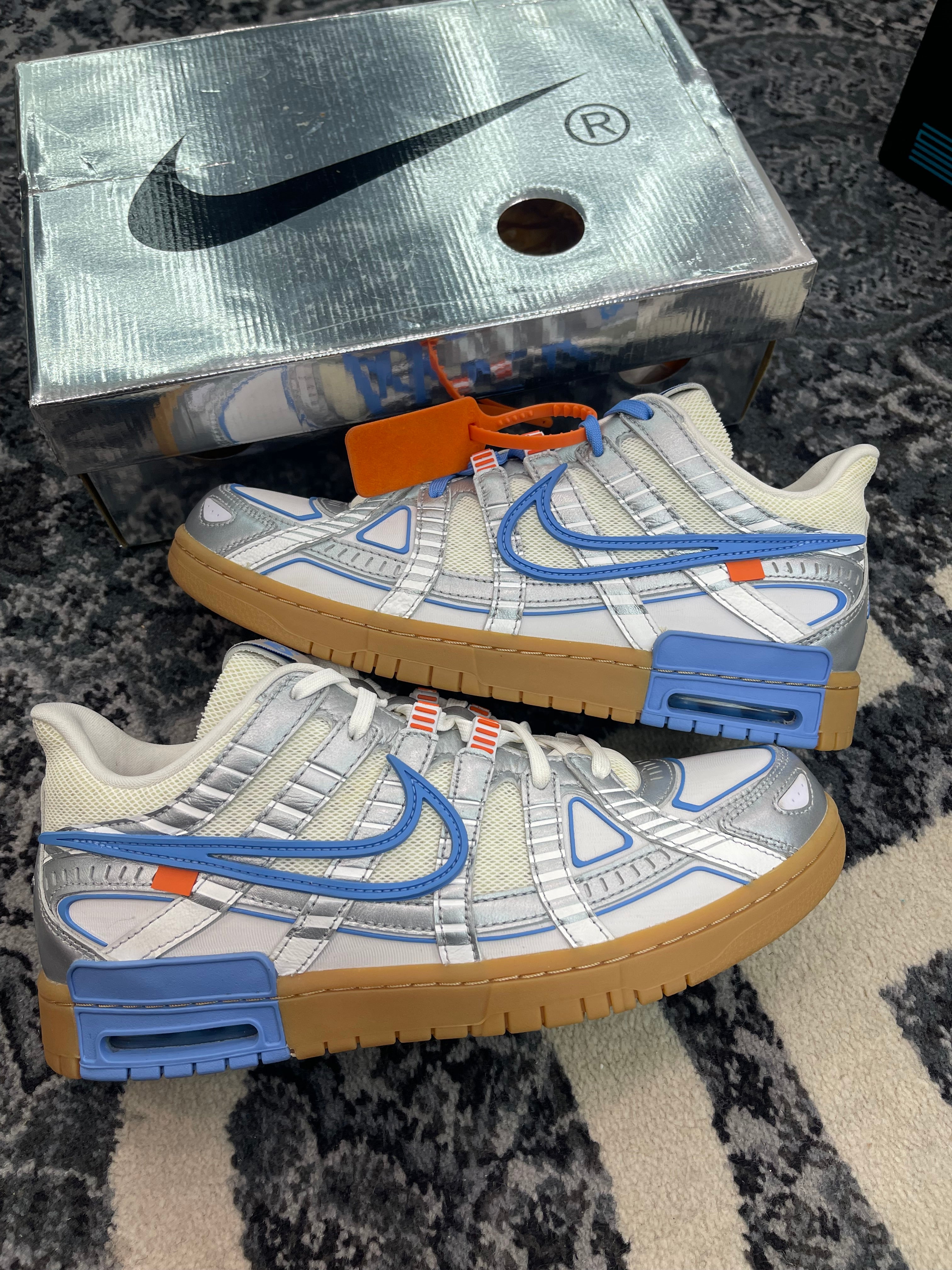 Nike x Off White Rubber Dunk Low “University Blue”