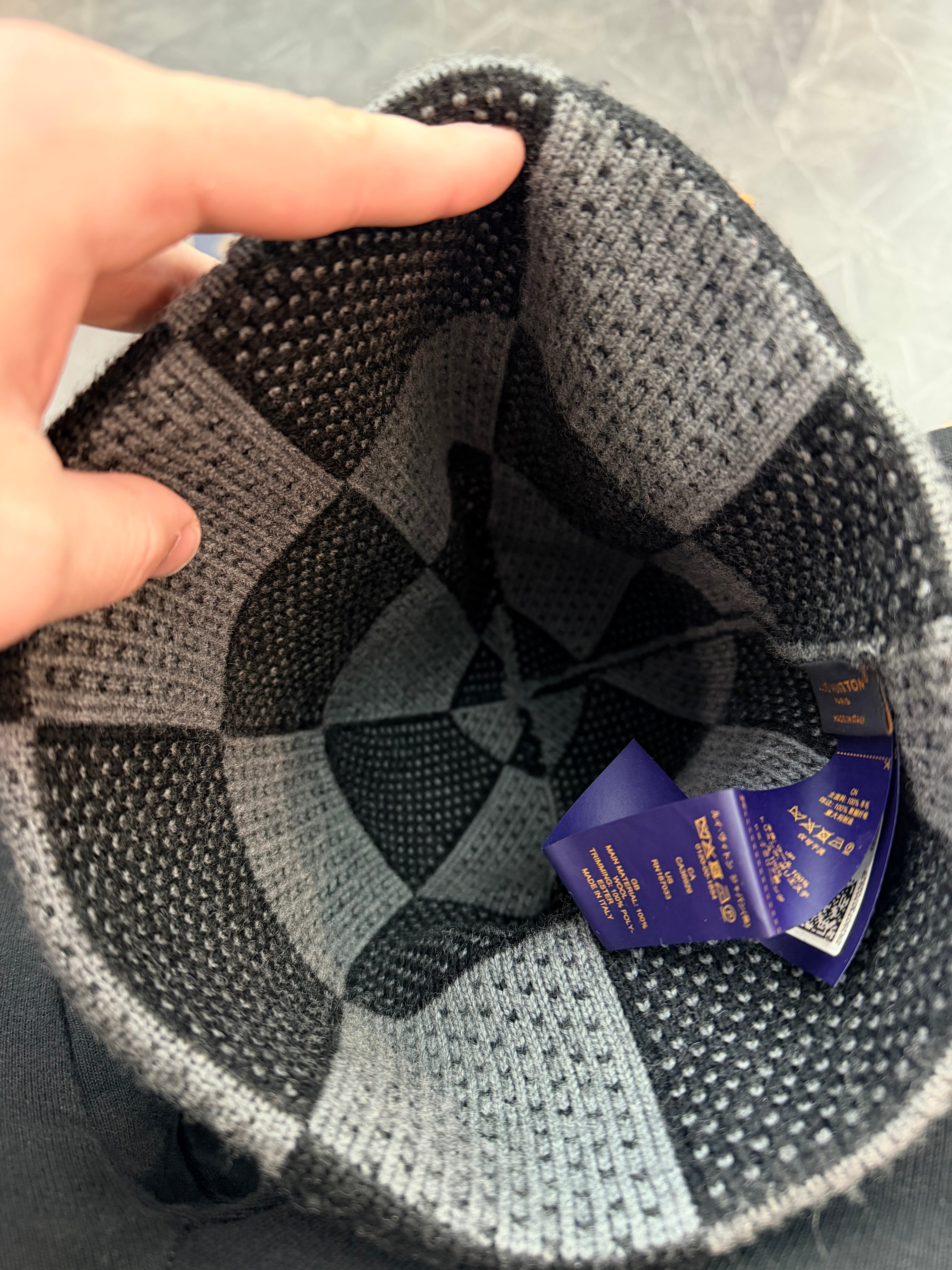 Louis Vuitton Damier Heritage Beanie