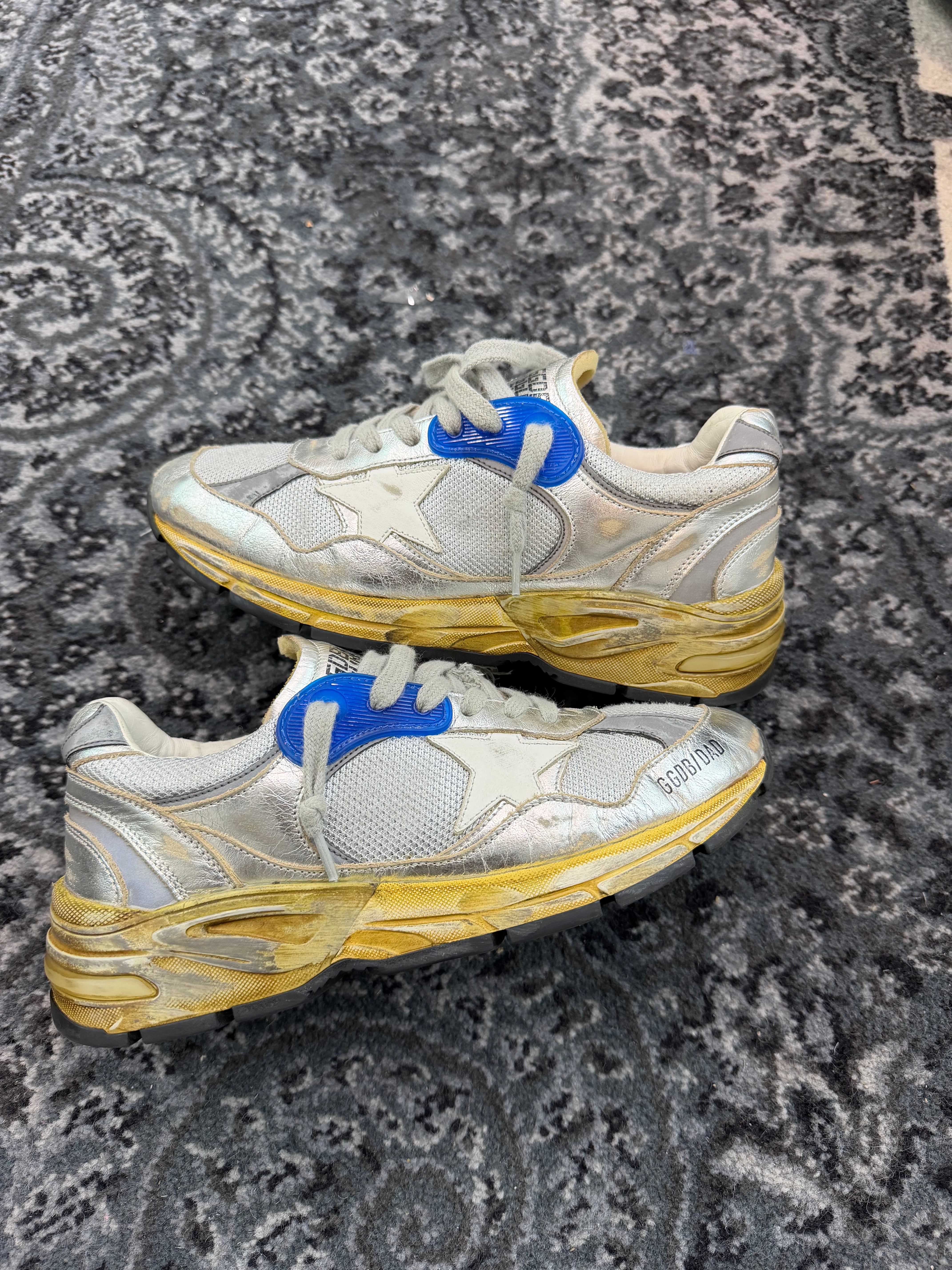Golden Goose Dad-Star “Silver Blue”