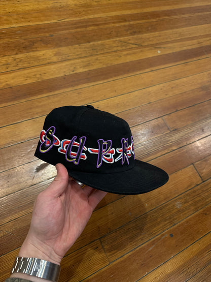 Supreme Asian Embroidered Hat Black