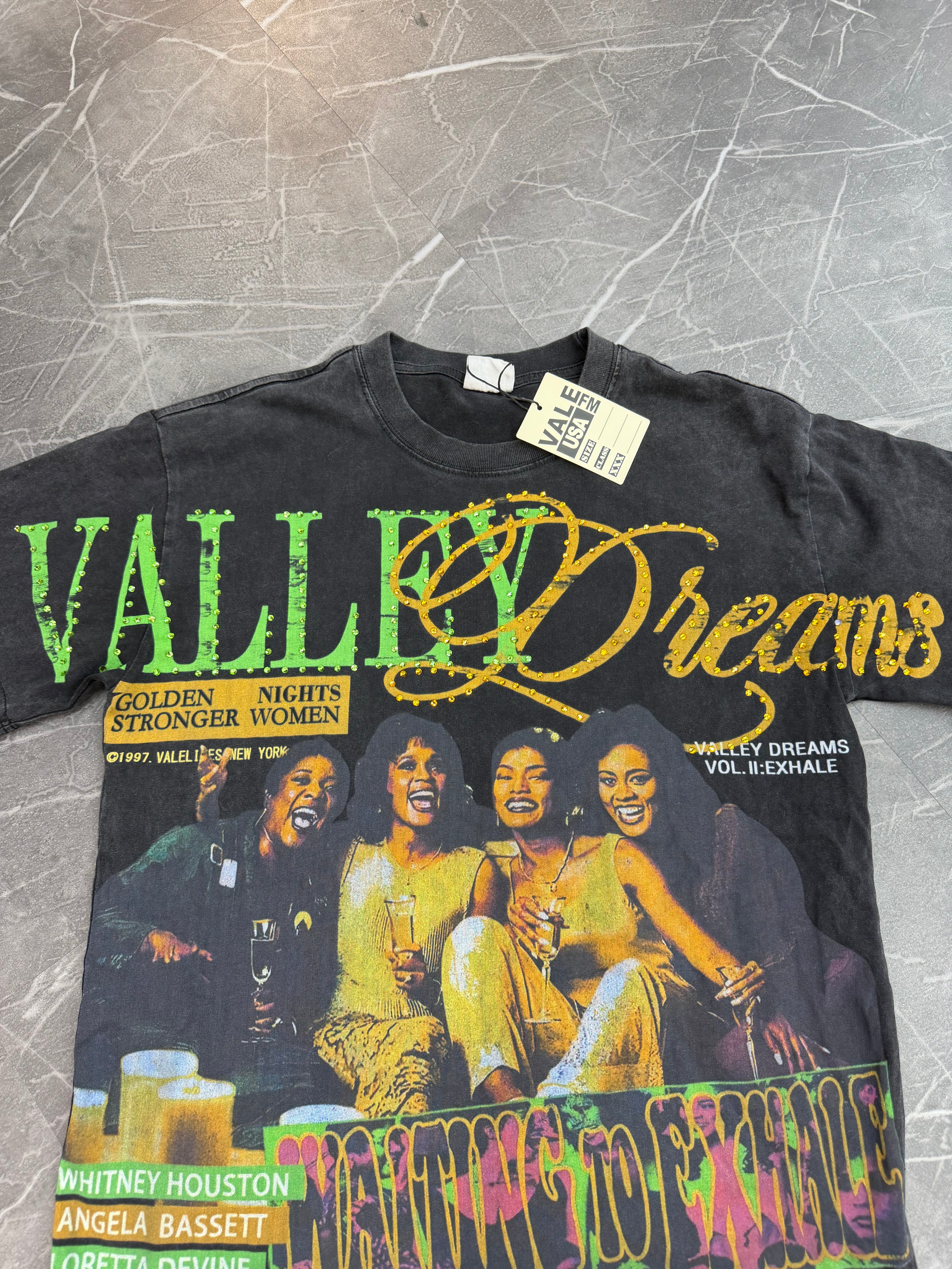 Vale Xhale Bling Tee Black