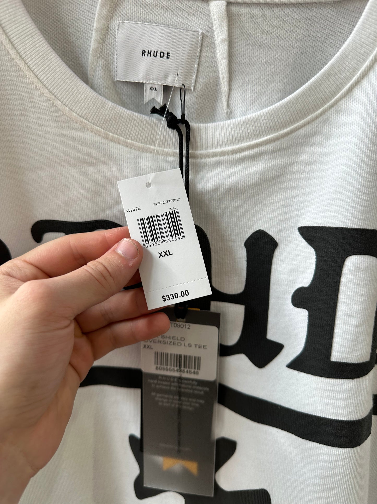 Rhude Long Sleeve “Deix Shield Oversized”