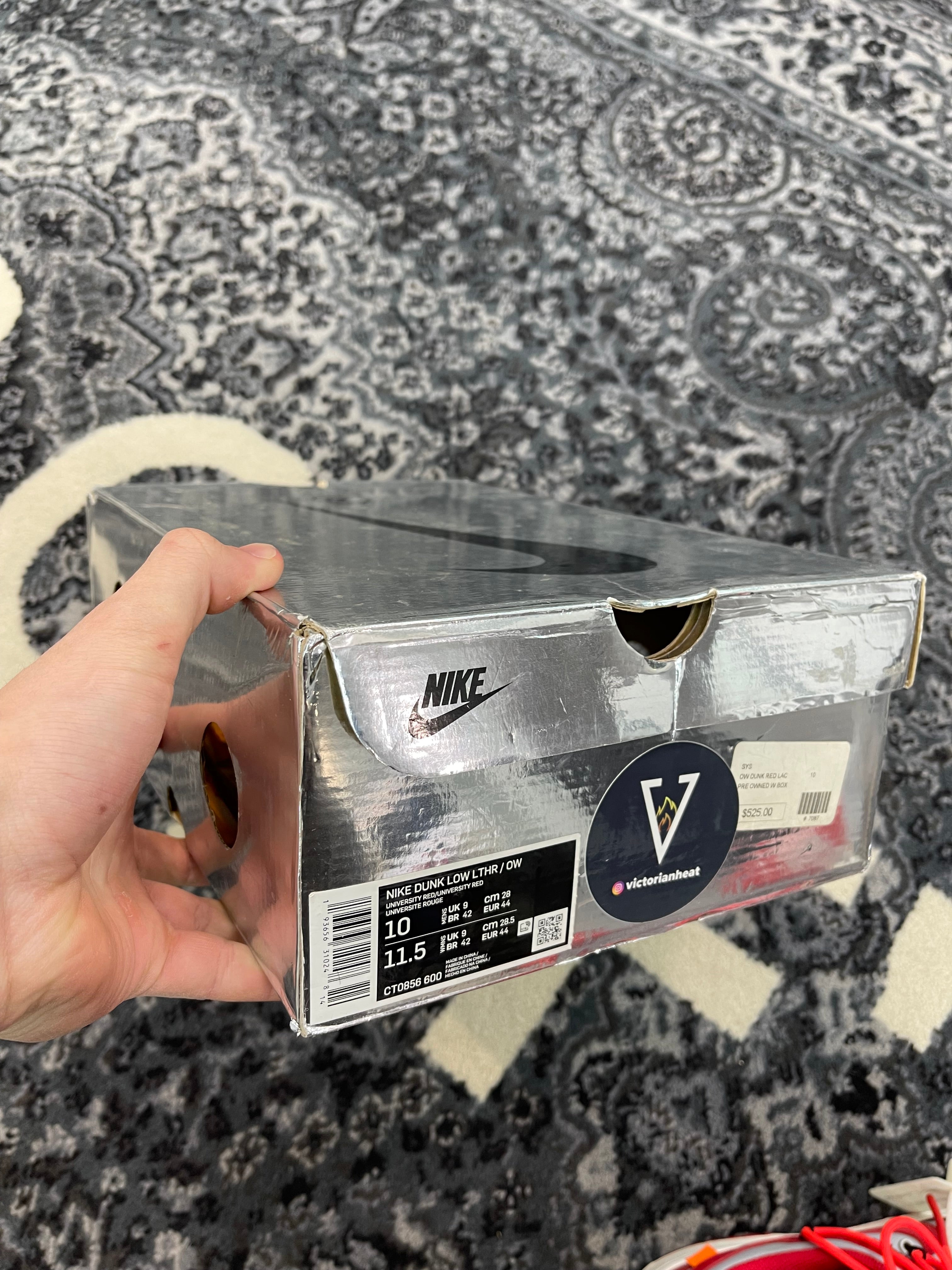 Nike Dunk Off-White “University Red”