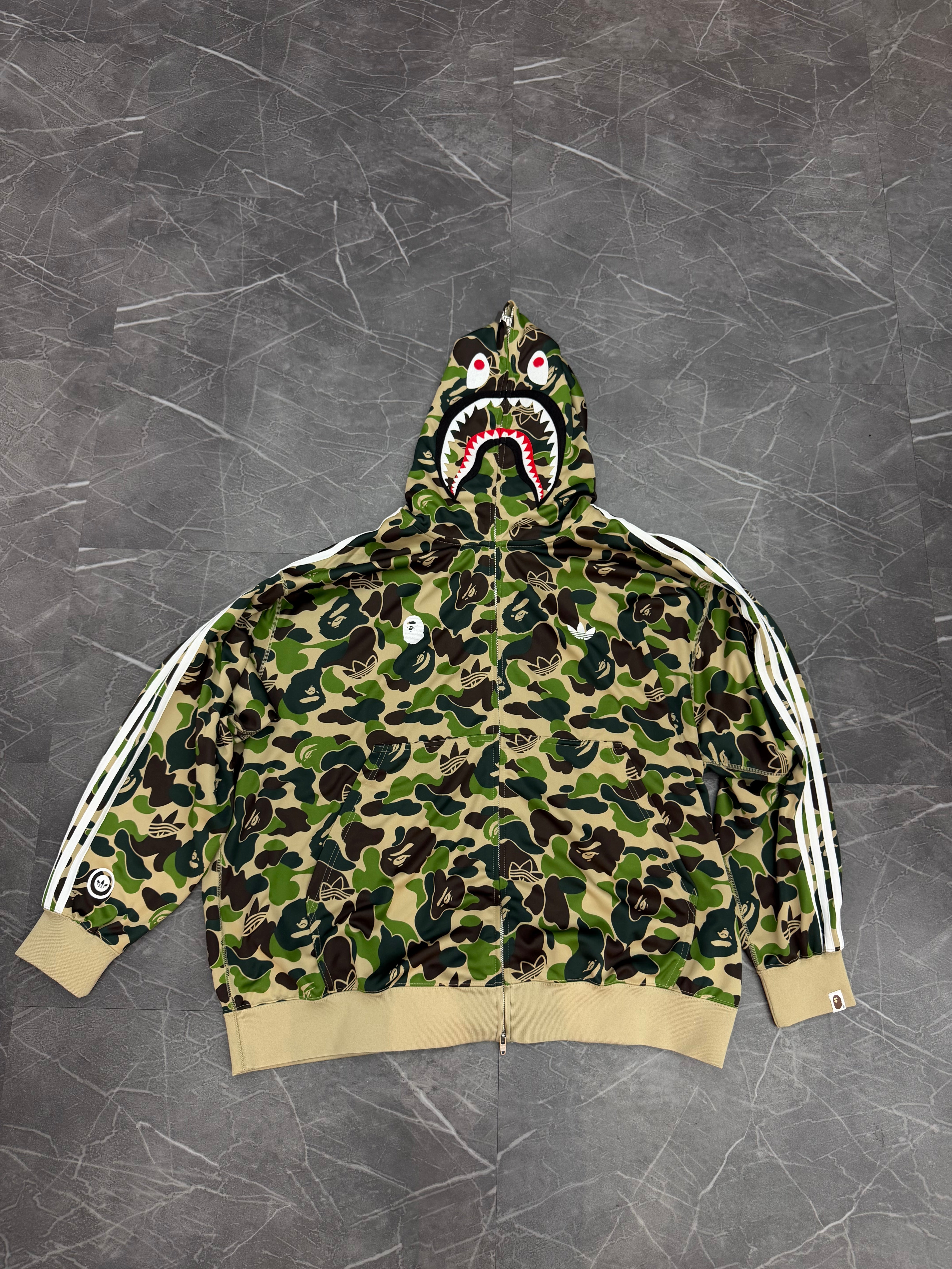 Bape Zip Up Adidas “Camo”