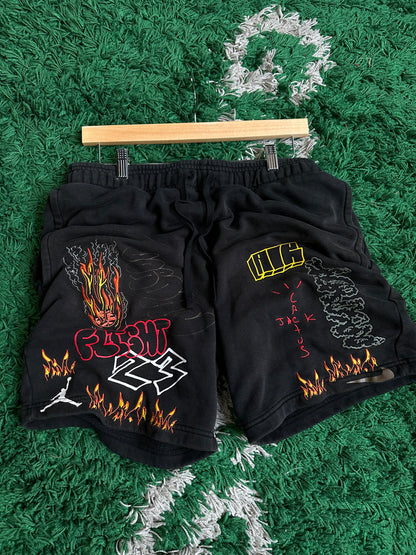 Travis Scott MJ Fleece Shorts