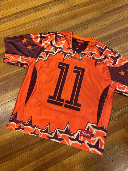 Supreme Football Jersey “Orange Stars”