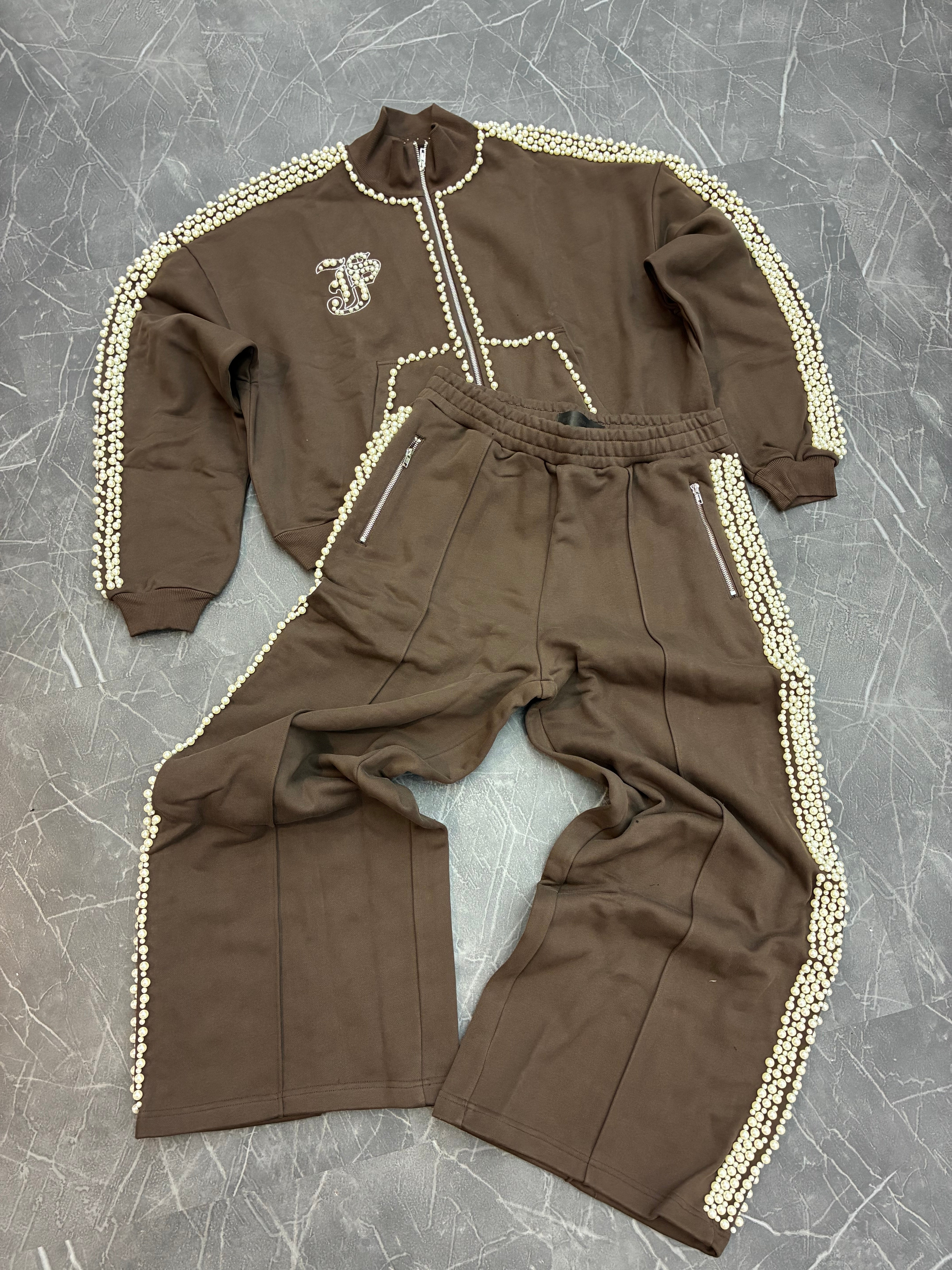 Jefe Studios Perla Tracksuit Brown