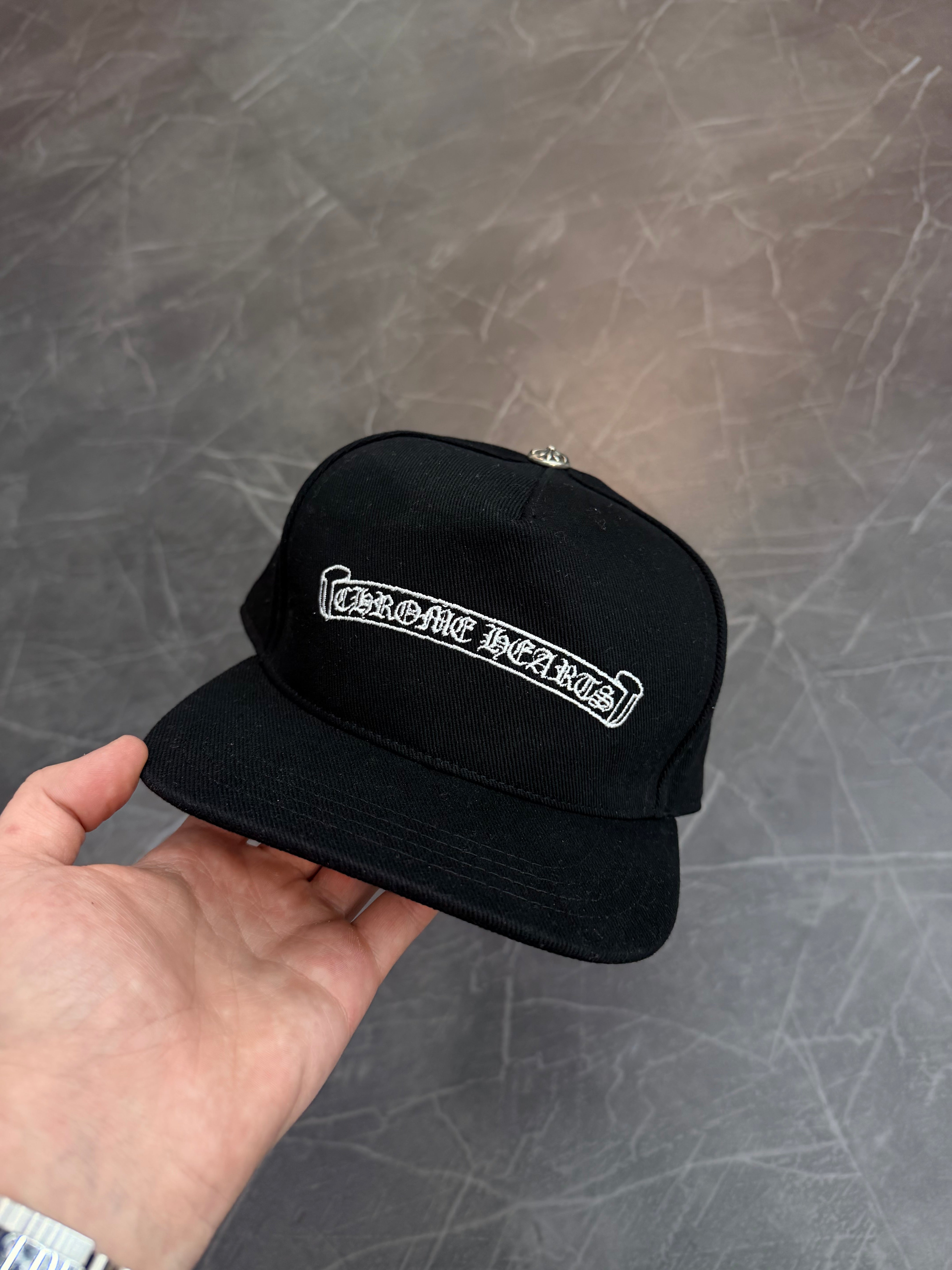 Chrome Hearts Scroll Logo Baseball Hat