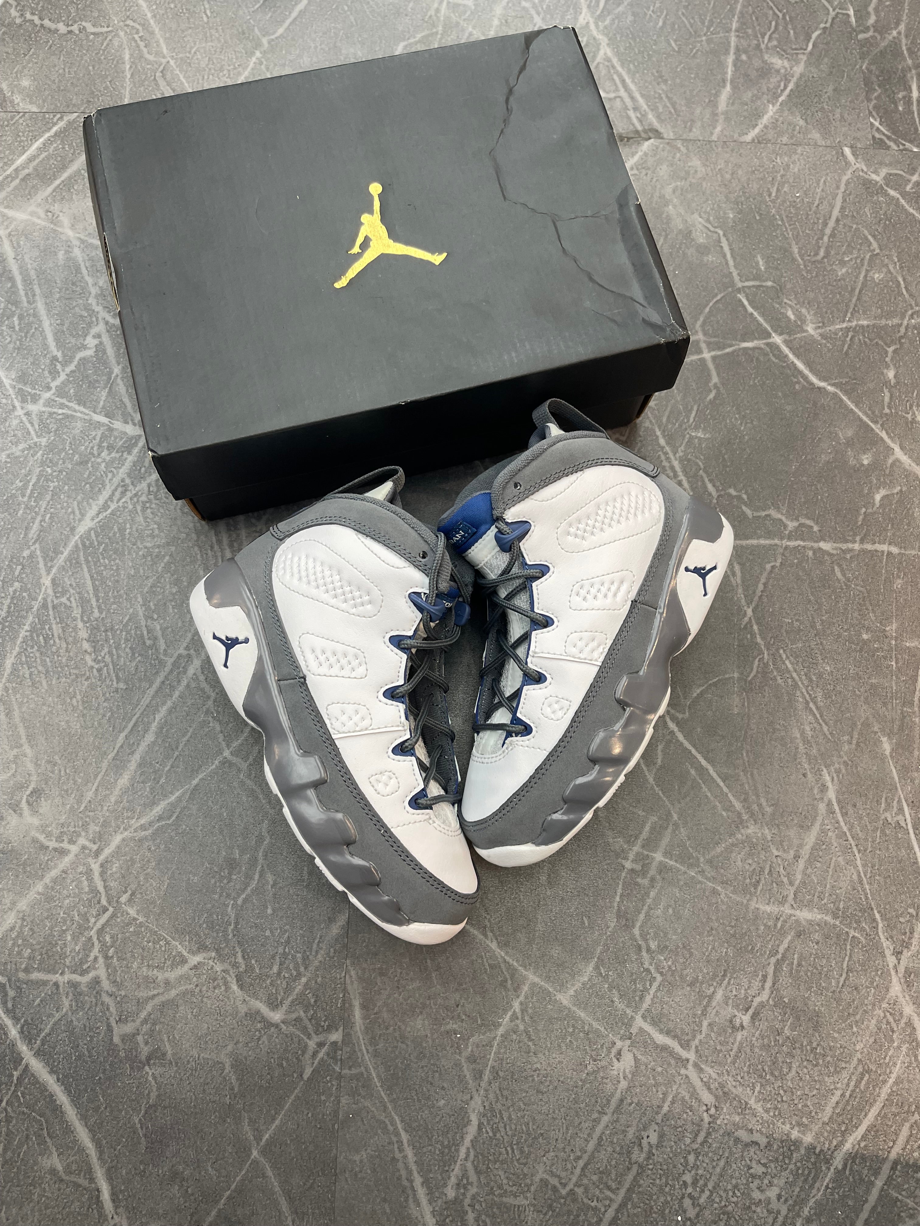 Jordan 9 “Flint Grey French Blue” (PS)