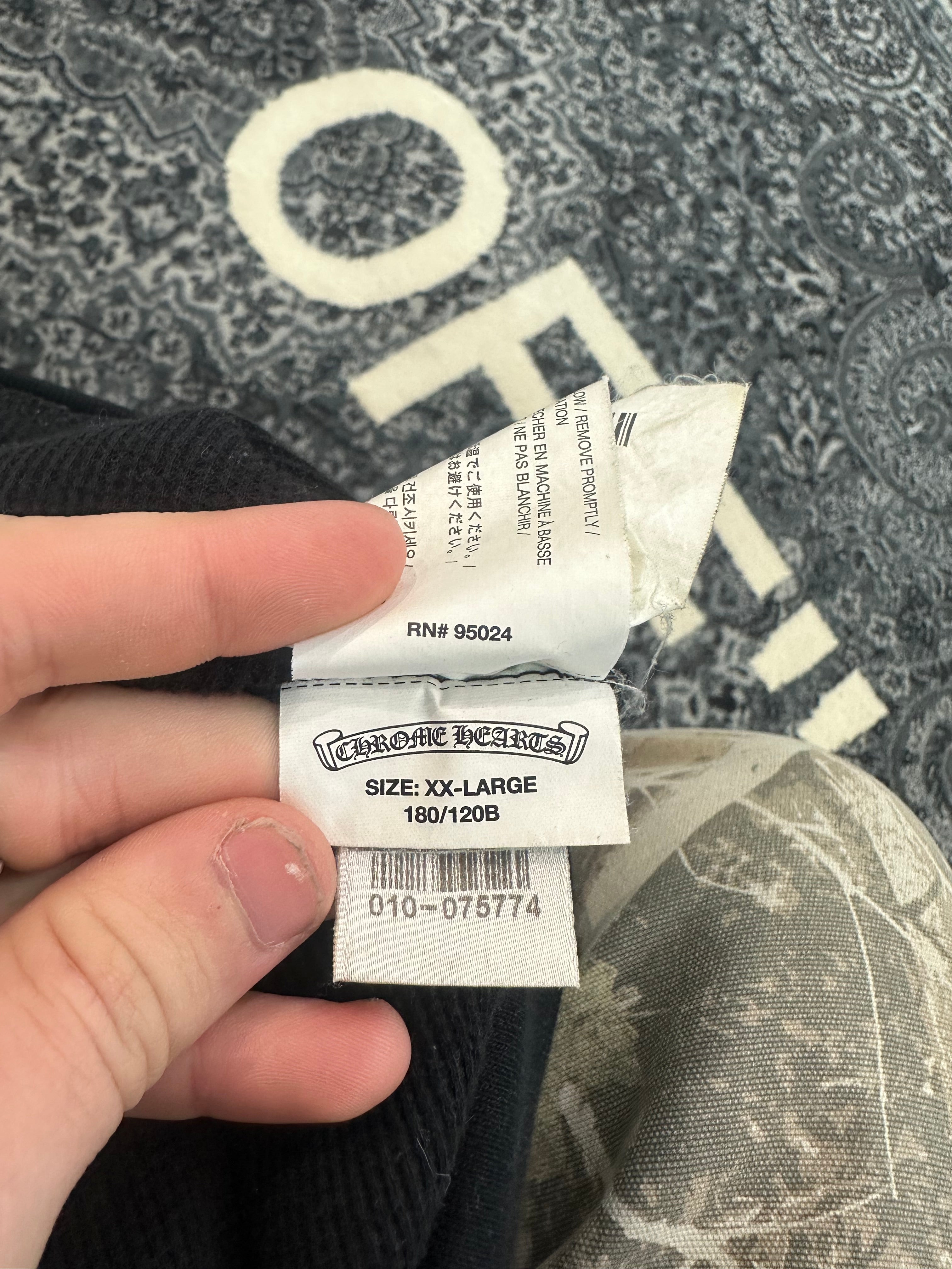 Chrome Hearts Thermal Zip Up “Floral Cross”