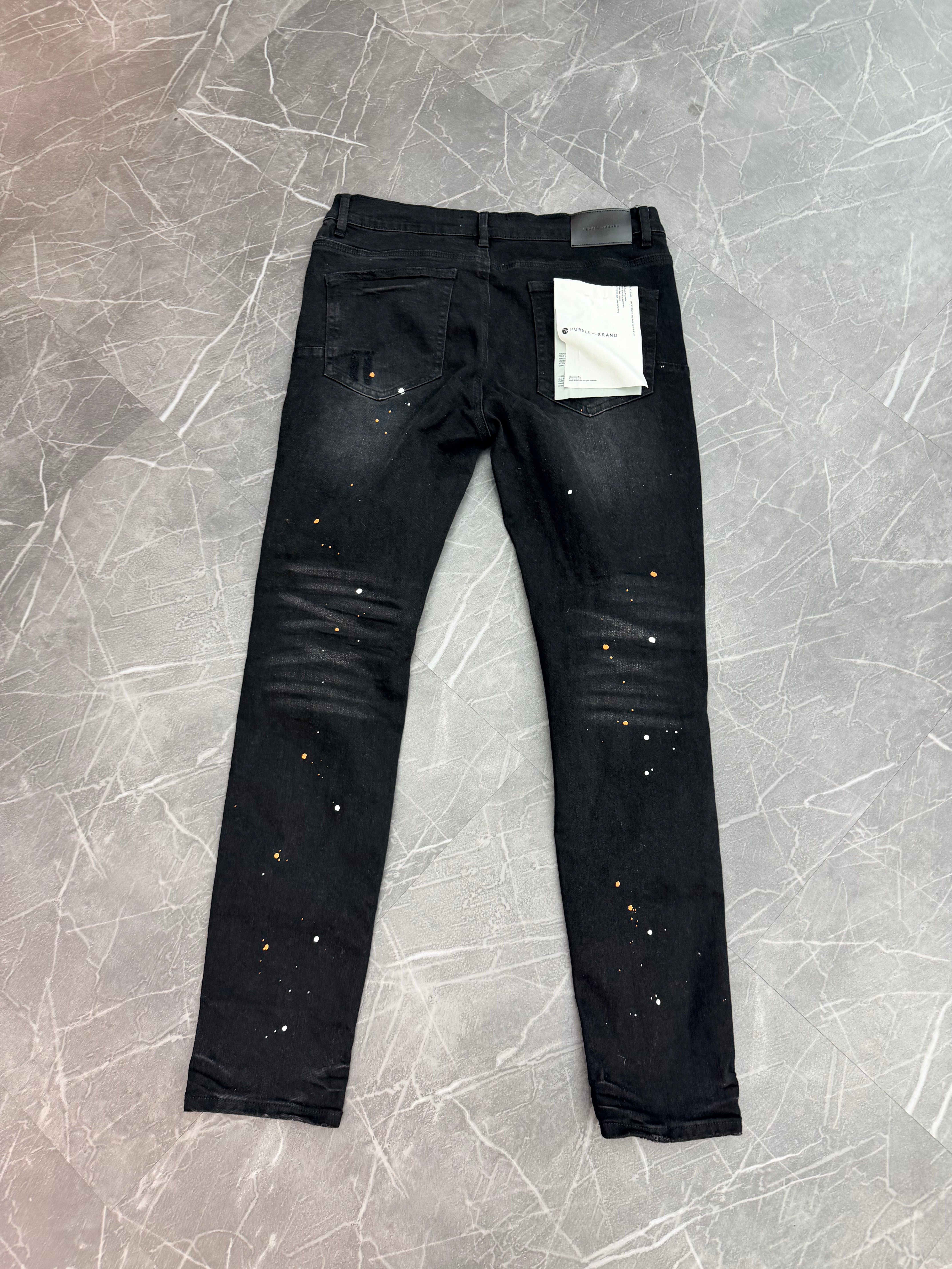 Purple Brand Jeans Black Splatter (32)