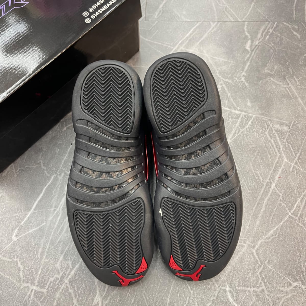 Jordan 12 Retro Bloodline (Size 9) (Lightly Worn)
