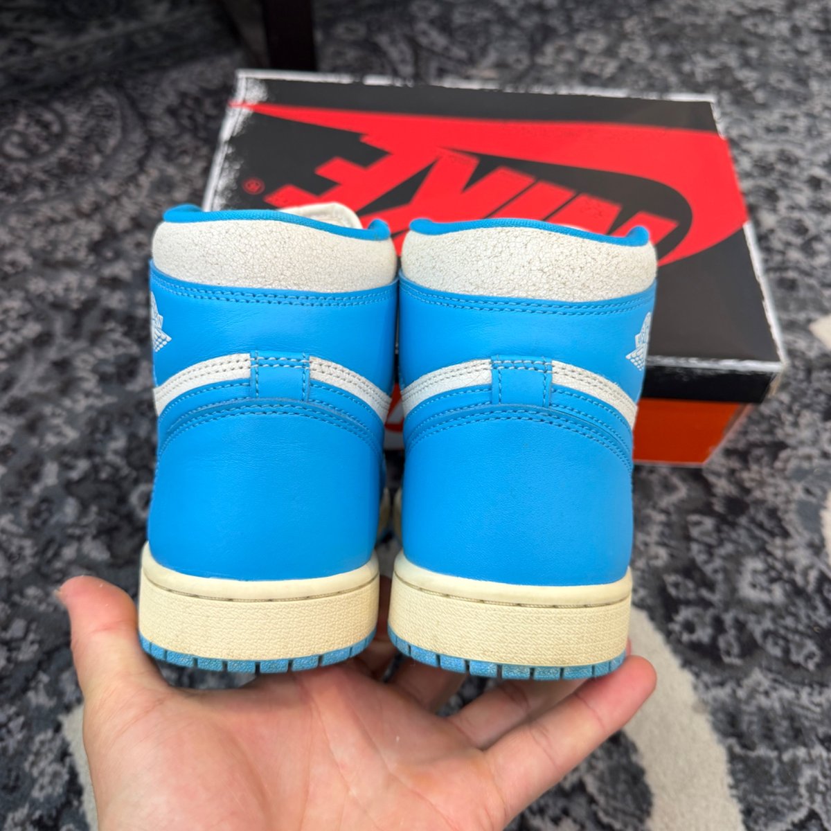 Jordan 1 Retro High OG UNC Reimagined (Size 8) (Lightly Worn)