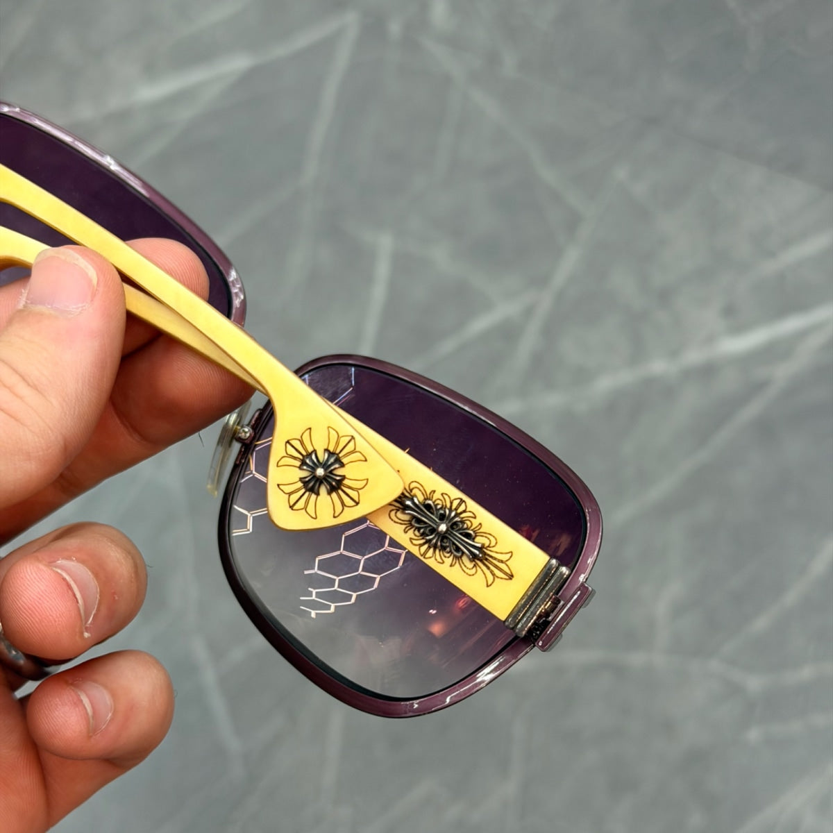 Chrome Hearts Pink Candle Sunglasses - Image 3