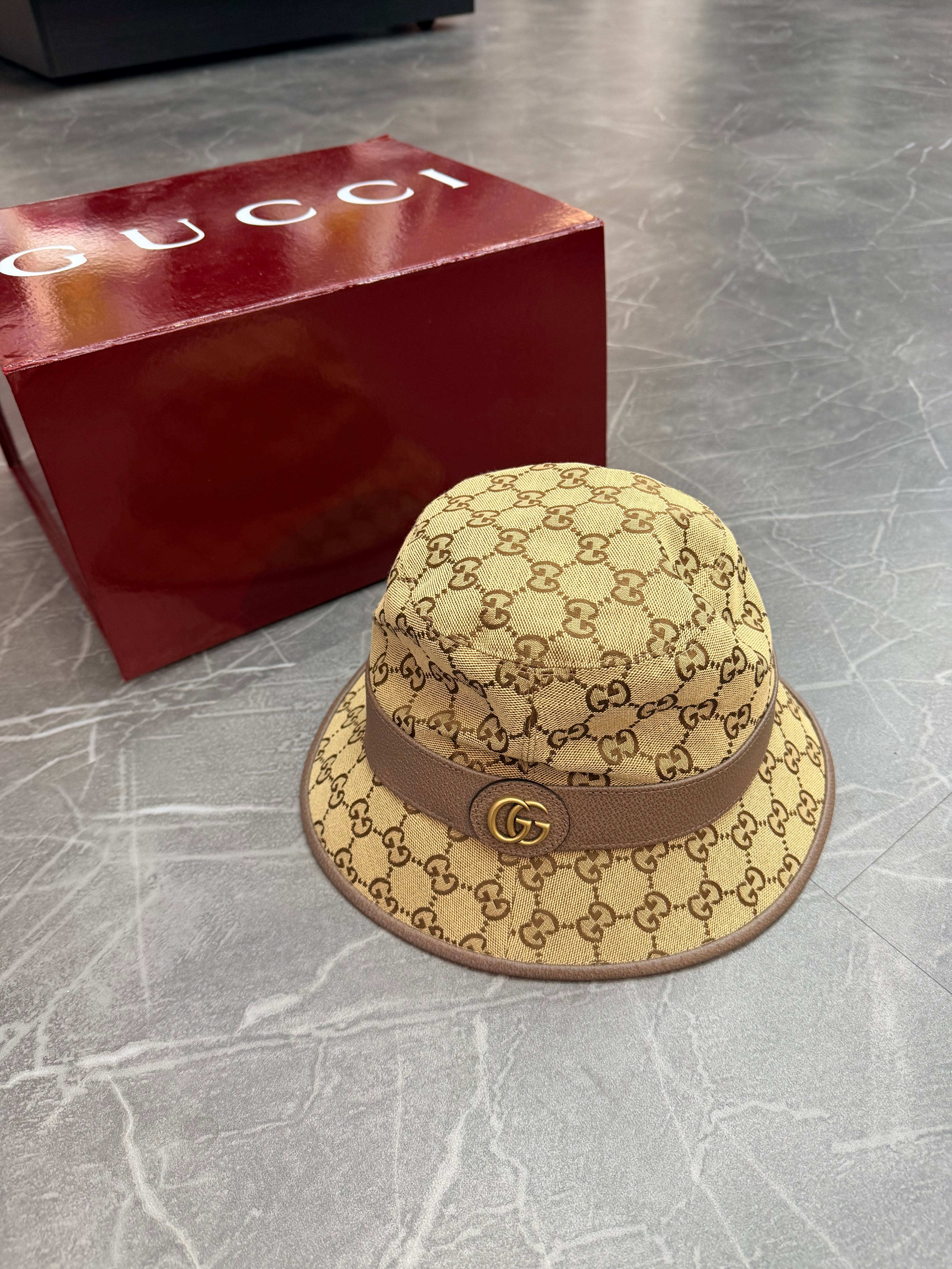 Gucci Monogram Bucket Hat