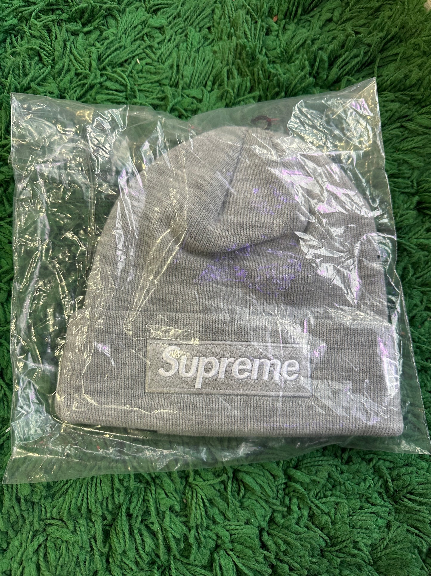 Supreme Beanie Box Logo “All Grey”
