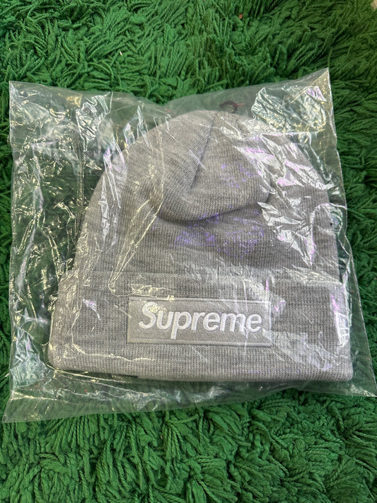 Supreme Beanie Box Logo “All Grey”