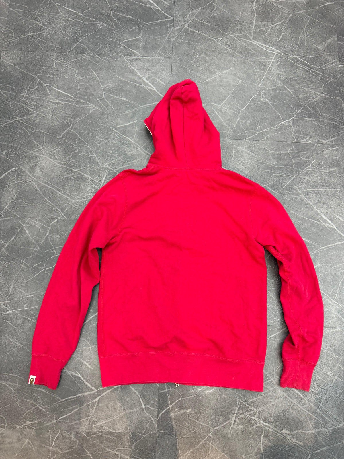 Bape Zip Up Hoodie “Red”