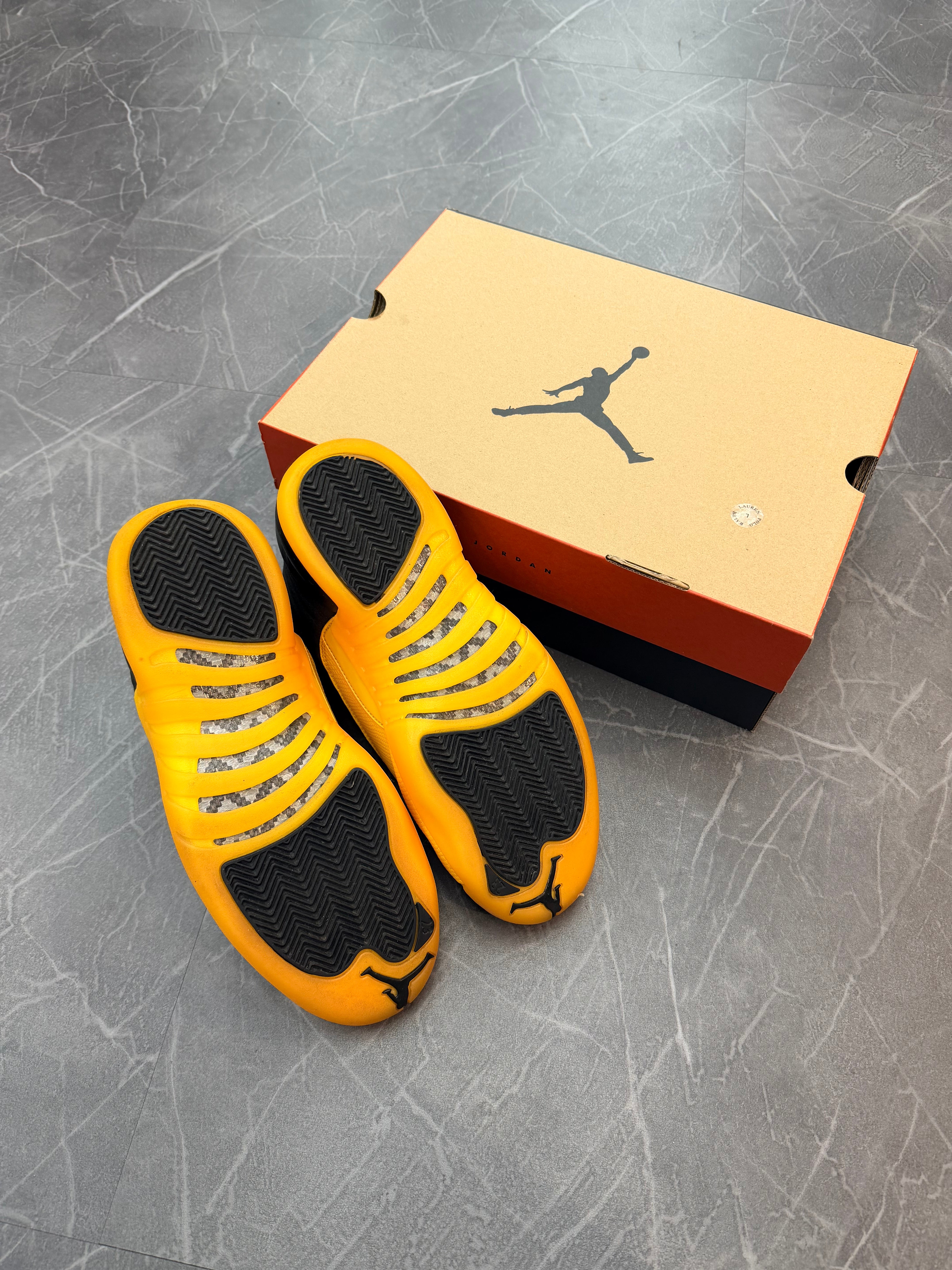 Jordan 12 “Black University Gold”