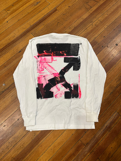 Off-White Long Sleeve “Pink Splatter”