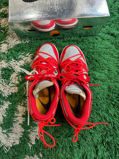 Nike Dunk Low Off White “University Red”