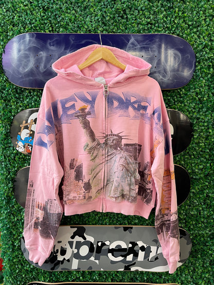 Vale Forever NYC Zip Up “Pink”