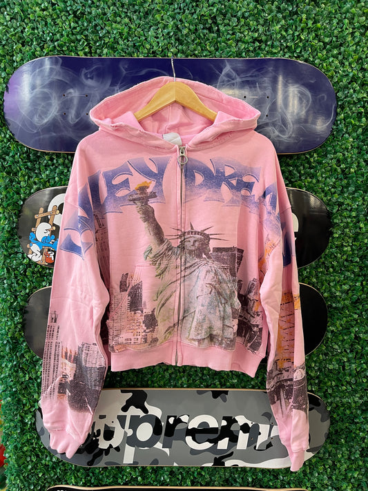 Vale Forever NYC Zip Up “Pink”