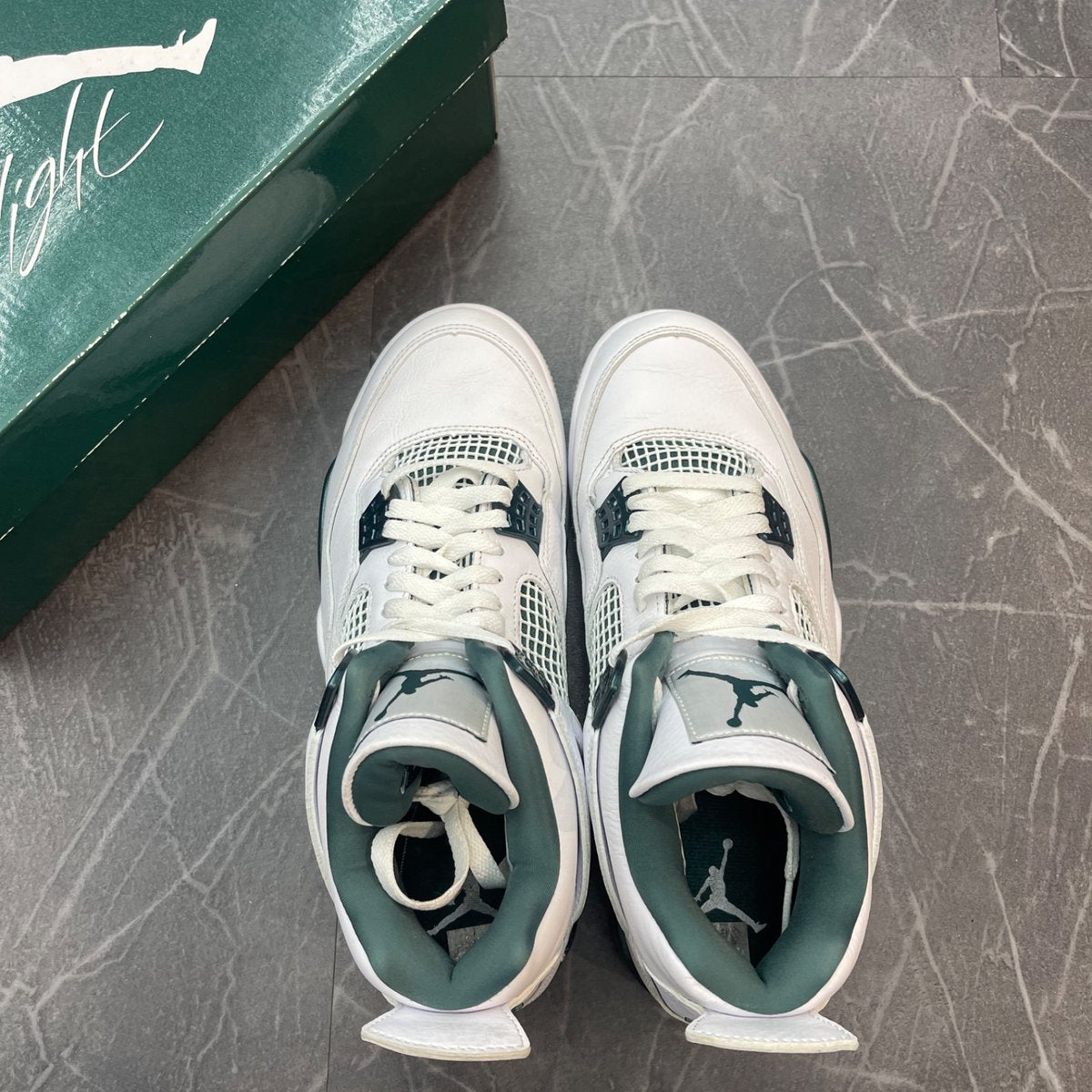 Jordan 4 Retro Oxidized Green (Size 9) (Lightly Worn)