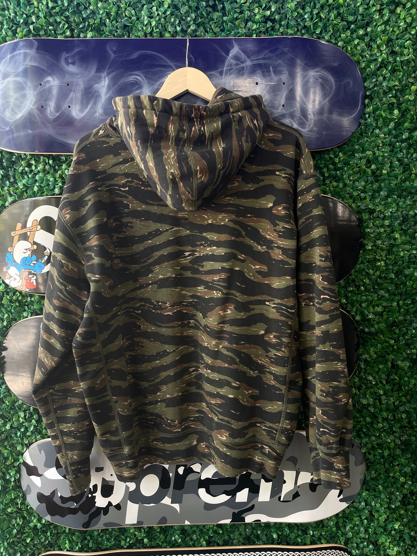 Supreme Mini Box Logo Pullover Hoodie “Tiger Camo”