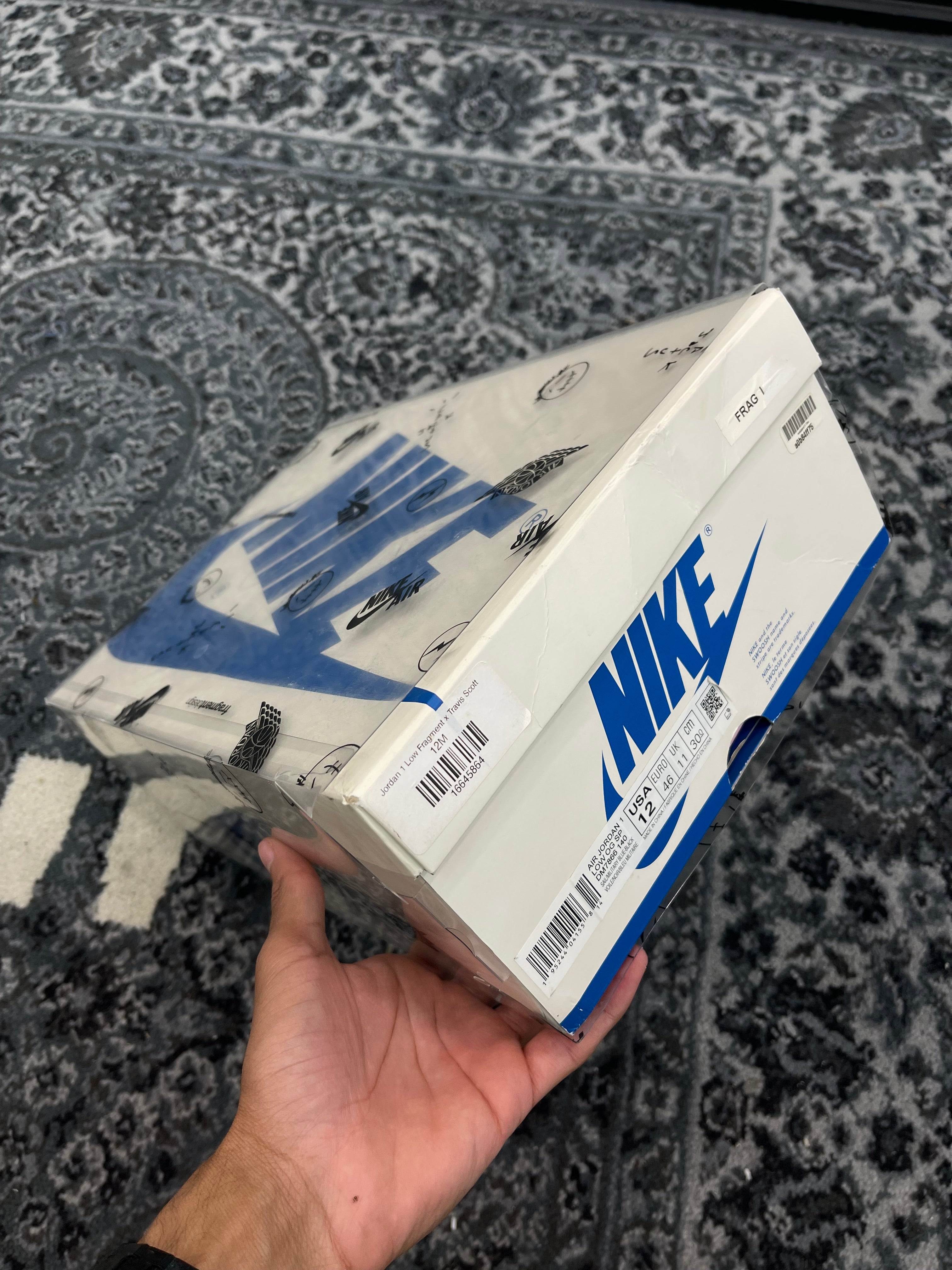 Jordan 1 Low x Travis Scott “Fragment”
