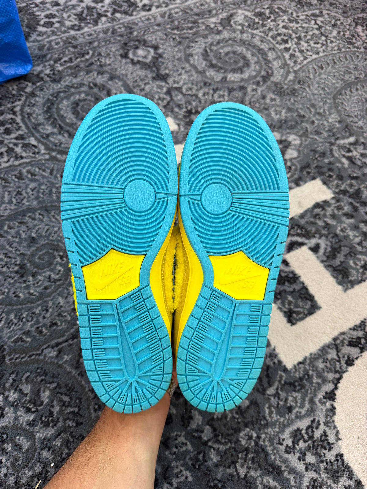 Nike SB Dunk Low Grateful Dead Bears Opti Yellow (Lightly Worn)