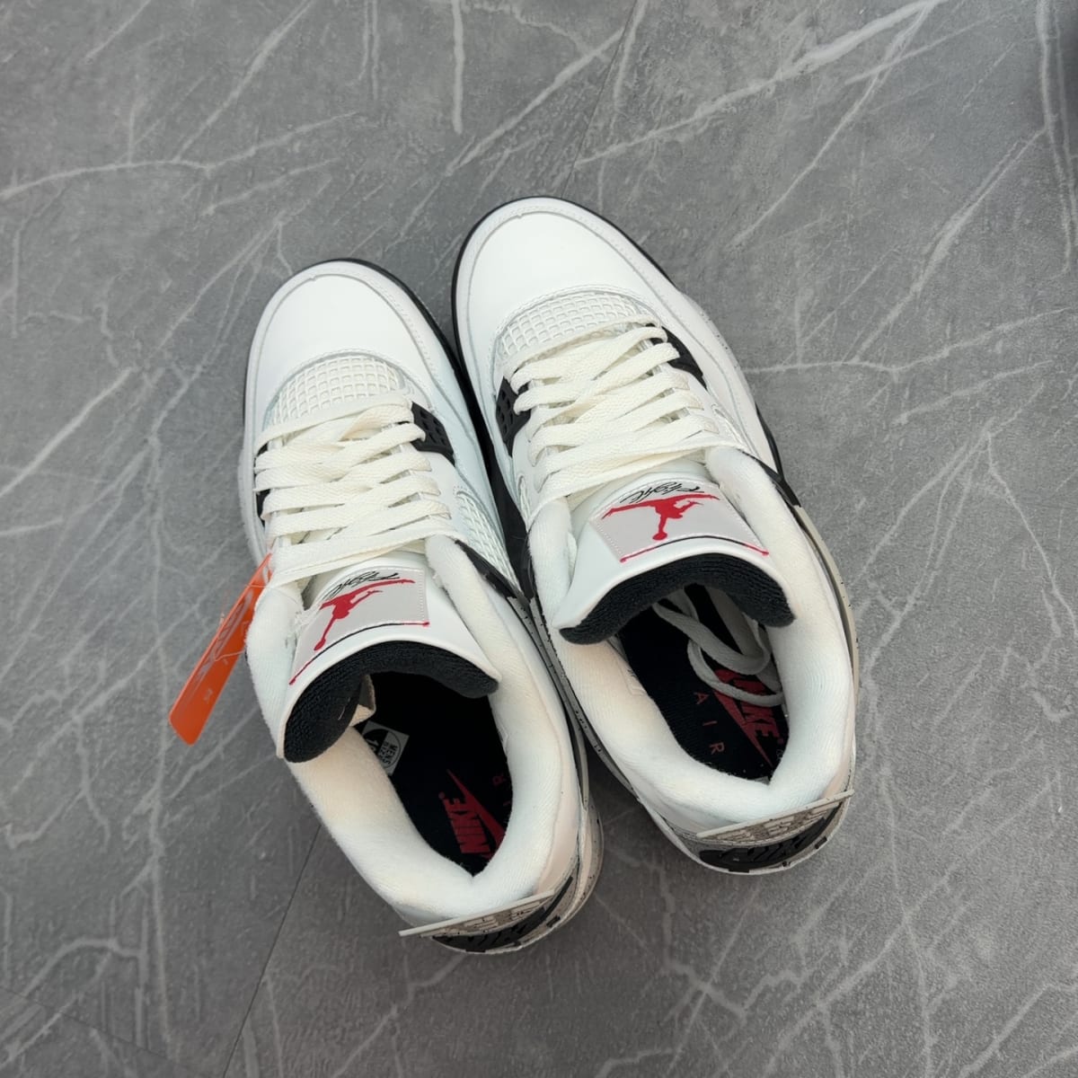 Jordan 4 Retro White Cement (2025) (Size 10) (Lightly Worn)