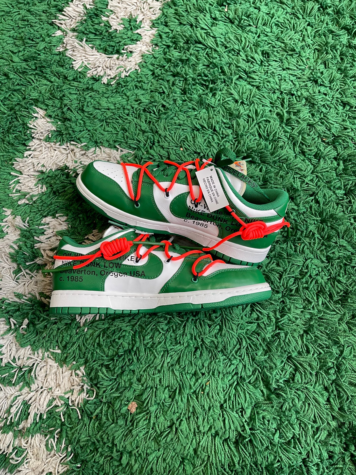 Nike Dunk Low “Off White Pine Green”