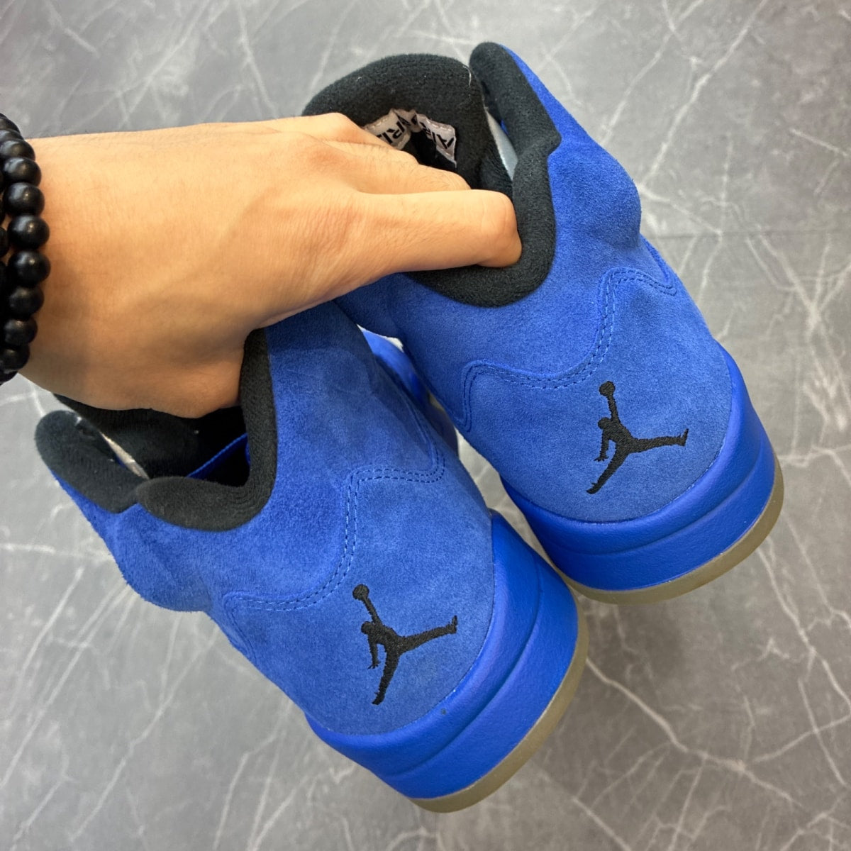 Jordan 5 Retro Blue Suede - Image 4