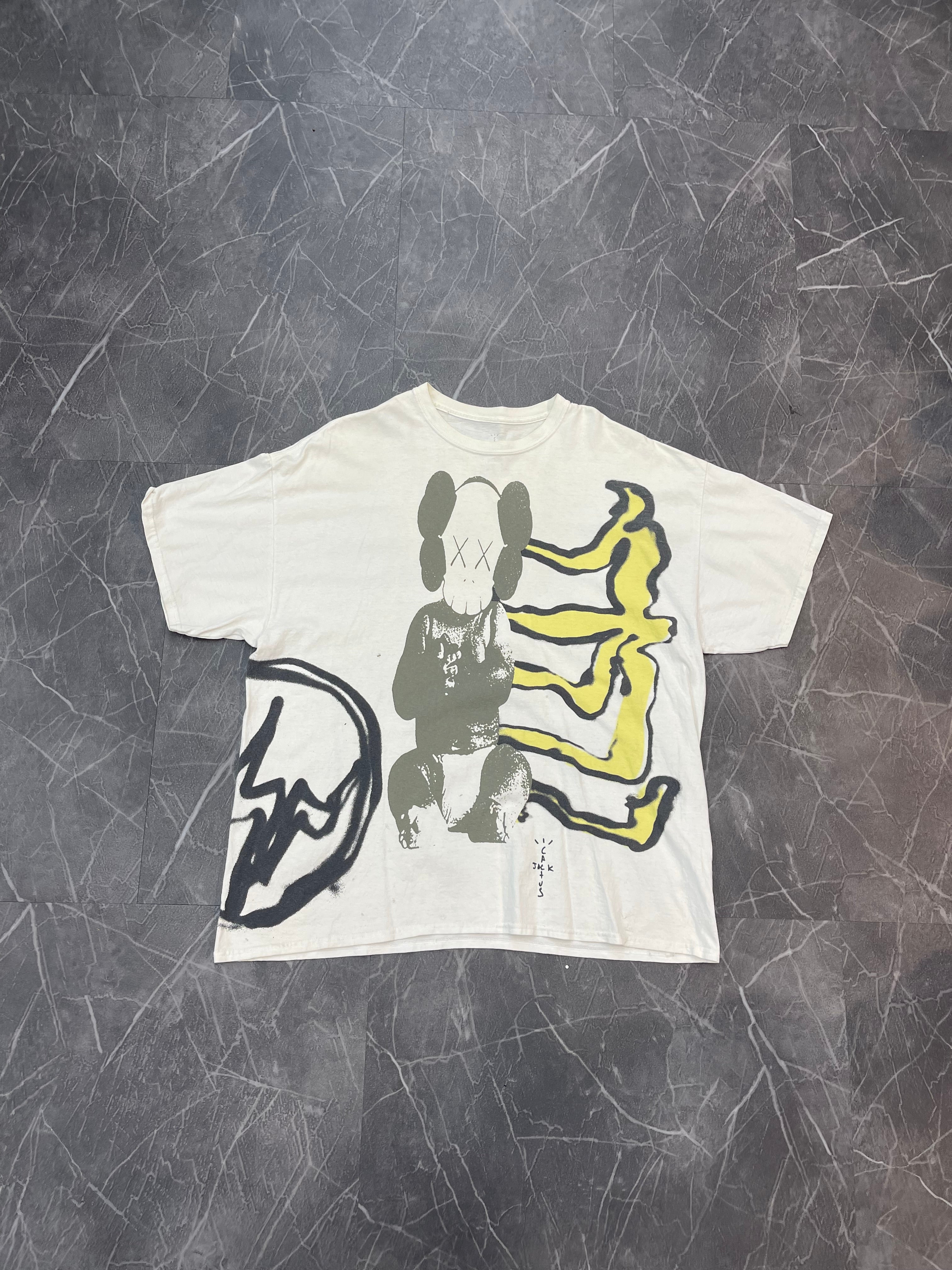 Travis Scott Cactus Jack + Kaws Fragment Tee